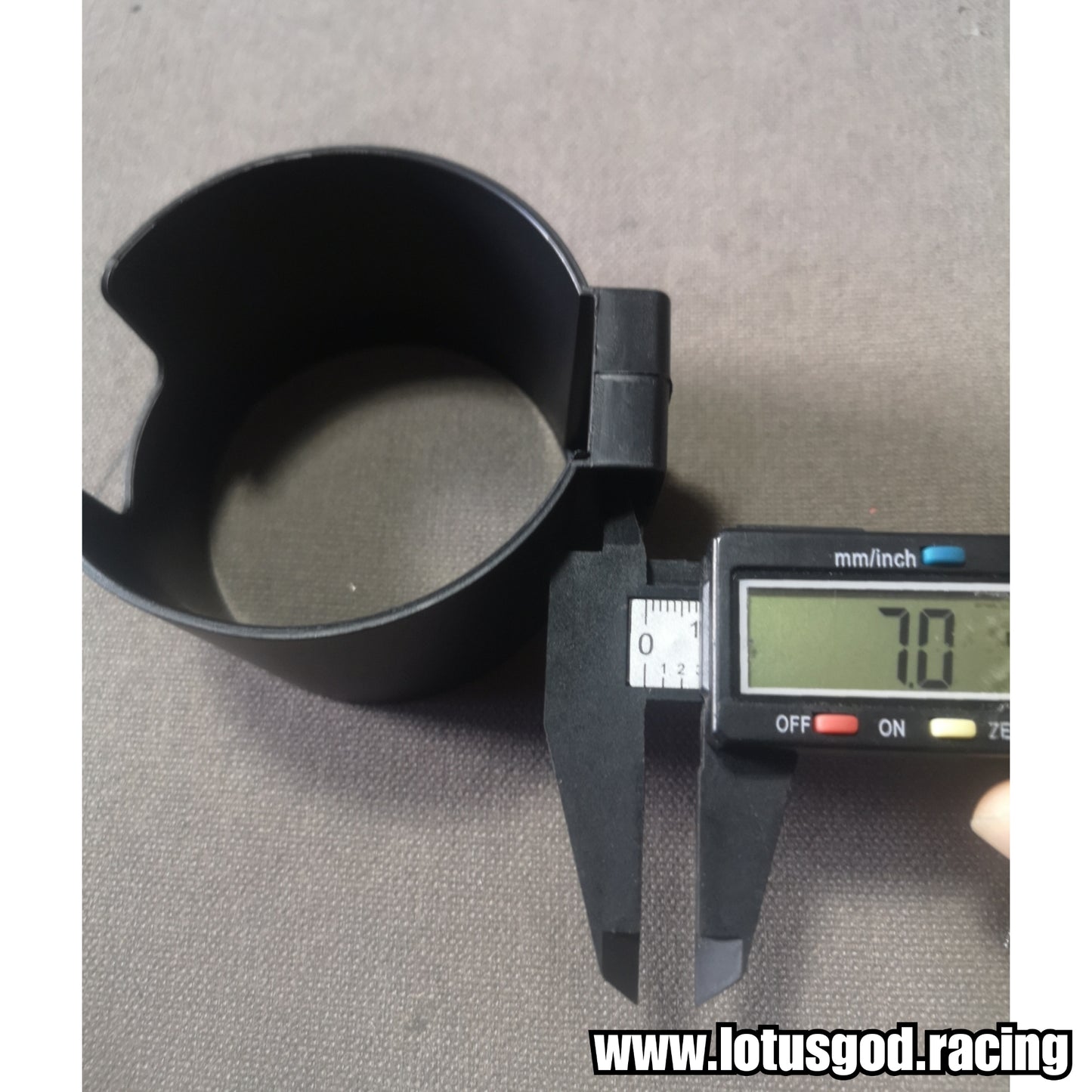 Clip On Round Black Plastic Cup Holder For Car Scooter Ebike Van Lorry Truck Etc