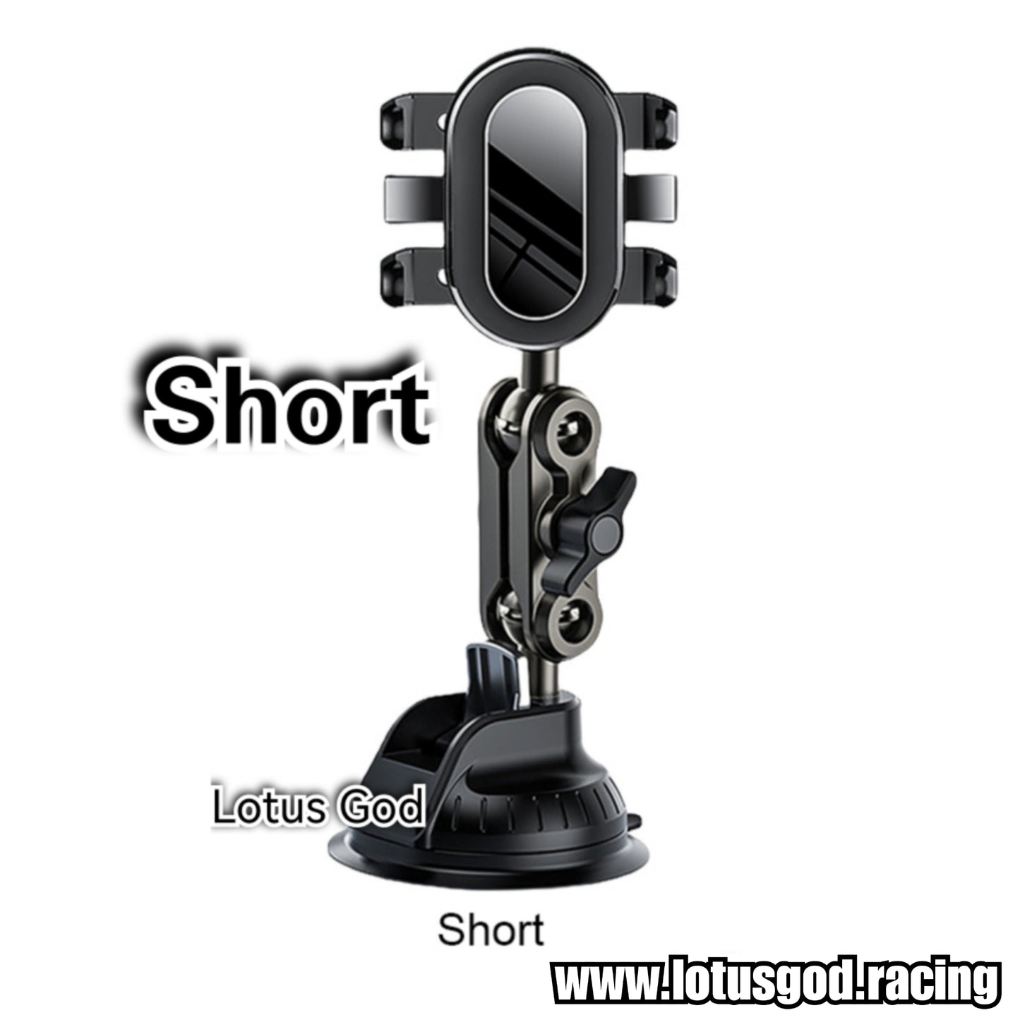 360 Degree Removable Strong Suction Cup Mount Glass Tripod Side Windshield Sticker Windscreen Hp Phone Adapter For 4.7 - 7 inch Iphone Android Handphone