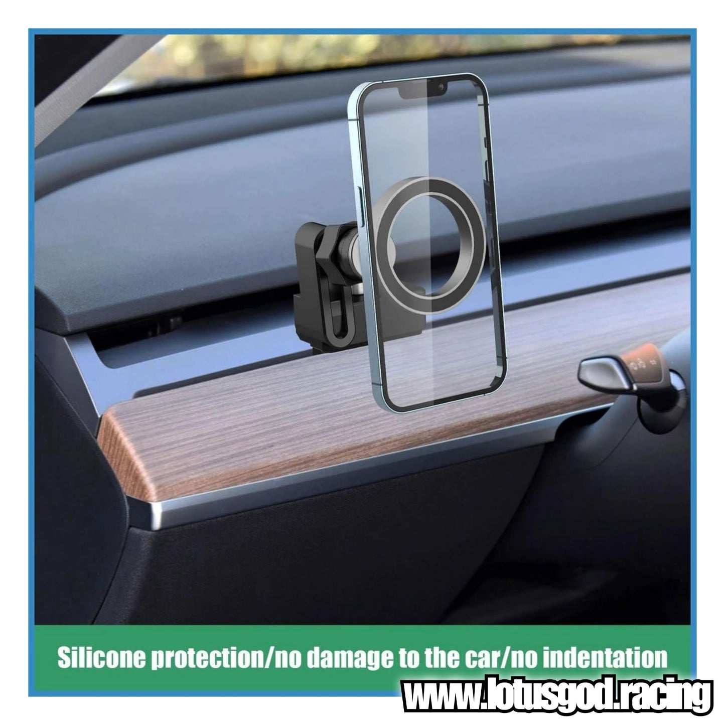 360 Degree Magnet Dash Air Con Vent Dashboard On Android Tablet Iphone Holder For Tesla Model 3 Y