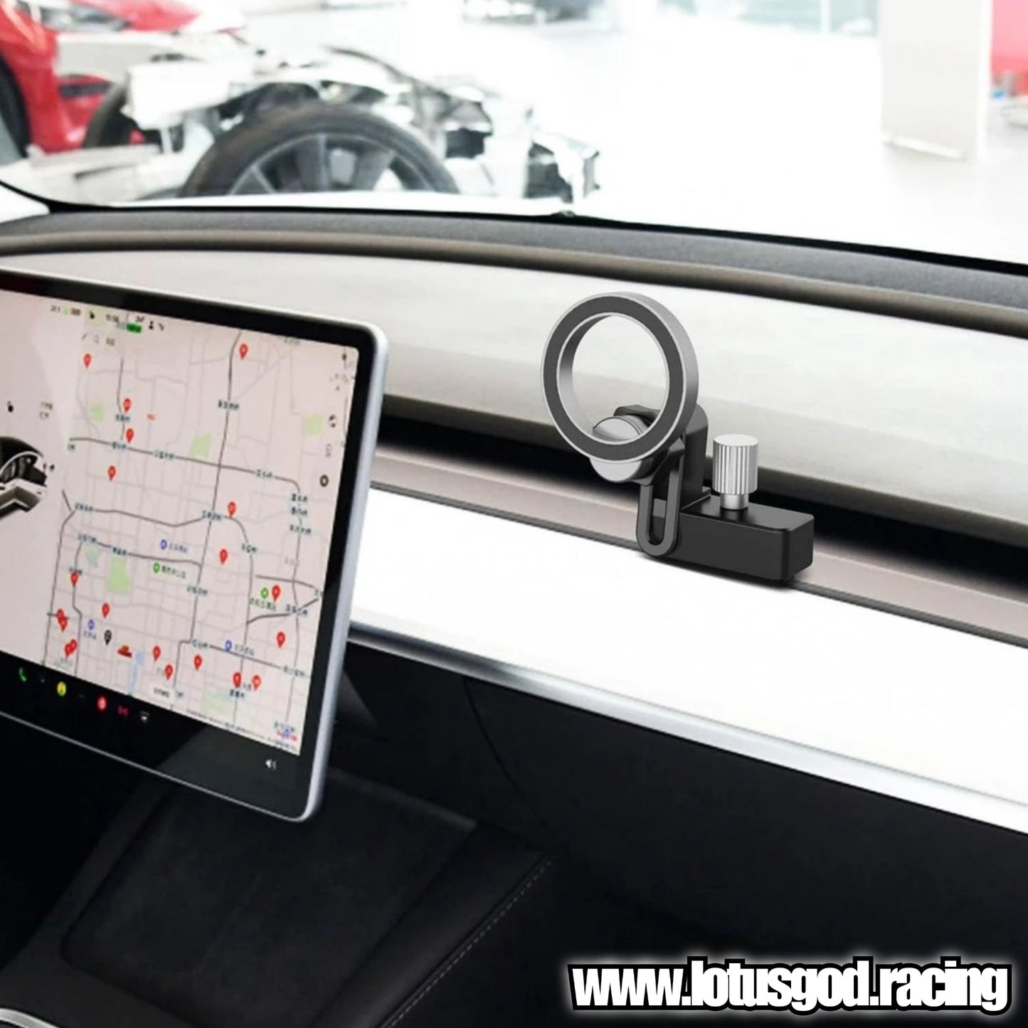 360 Degree Magnet Dash Air Con Vent Dashboard On Android Tablet Iphone Holder For Tesla Model 3 Y