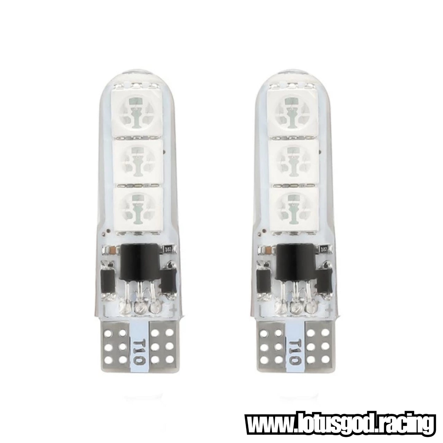 T10 Blinking Multi Colour Rainbow 12 Volts SMD RGB Led + 1 Controller