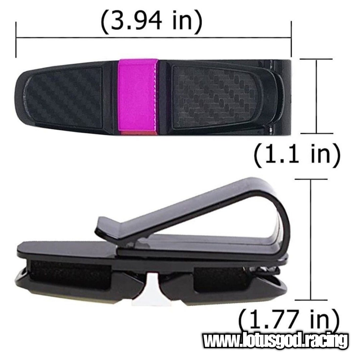 180 Degree Adjustable Carbon Fiber Look Visor Clip For Glasses Cash Card Carpark Ticket Adjustable Sunglasses Holder Accessories