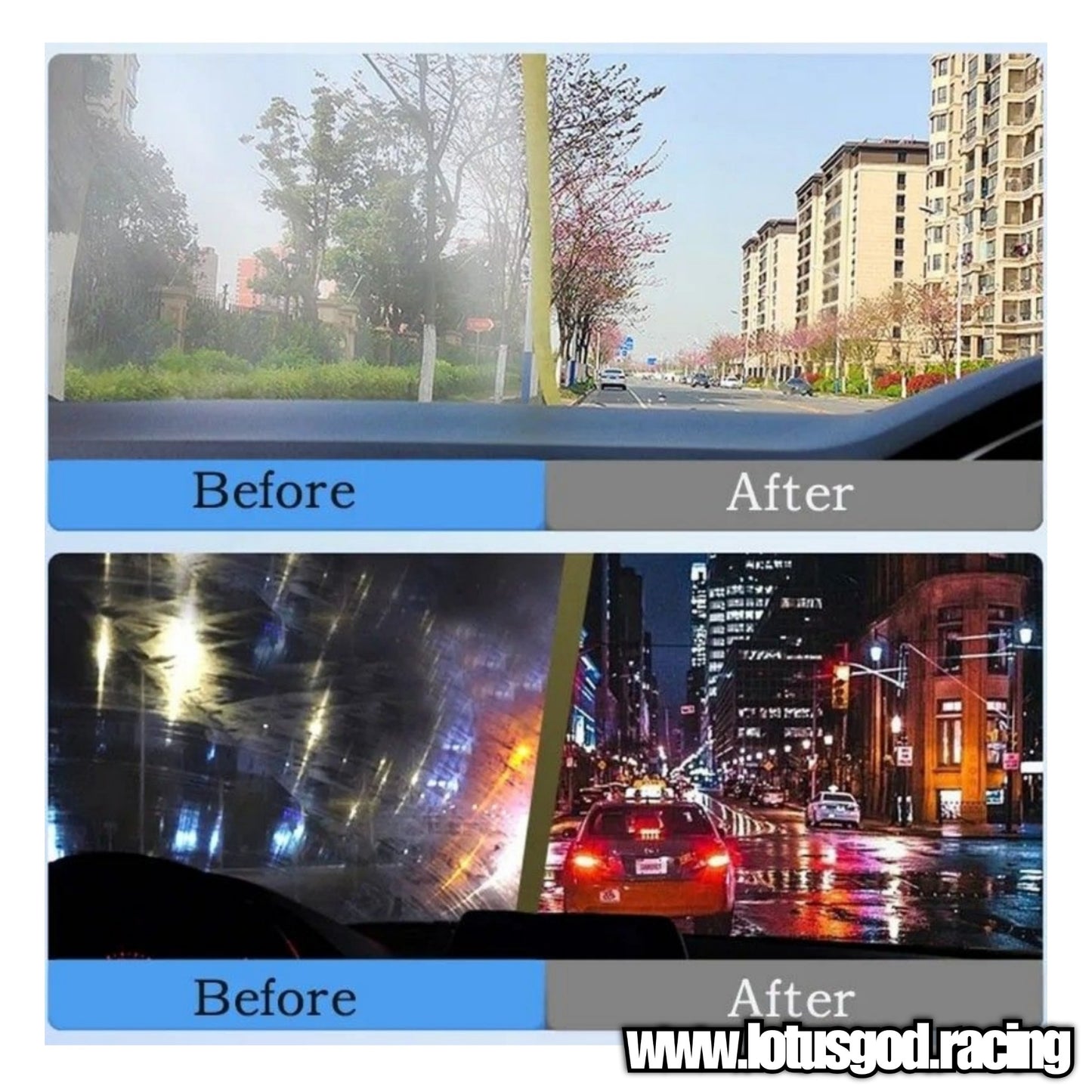 Windscreen Hydrophobic Glass Cleaner Oil Film Remover For Window Windshield Polishing Compound