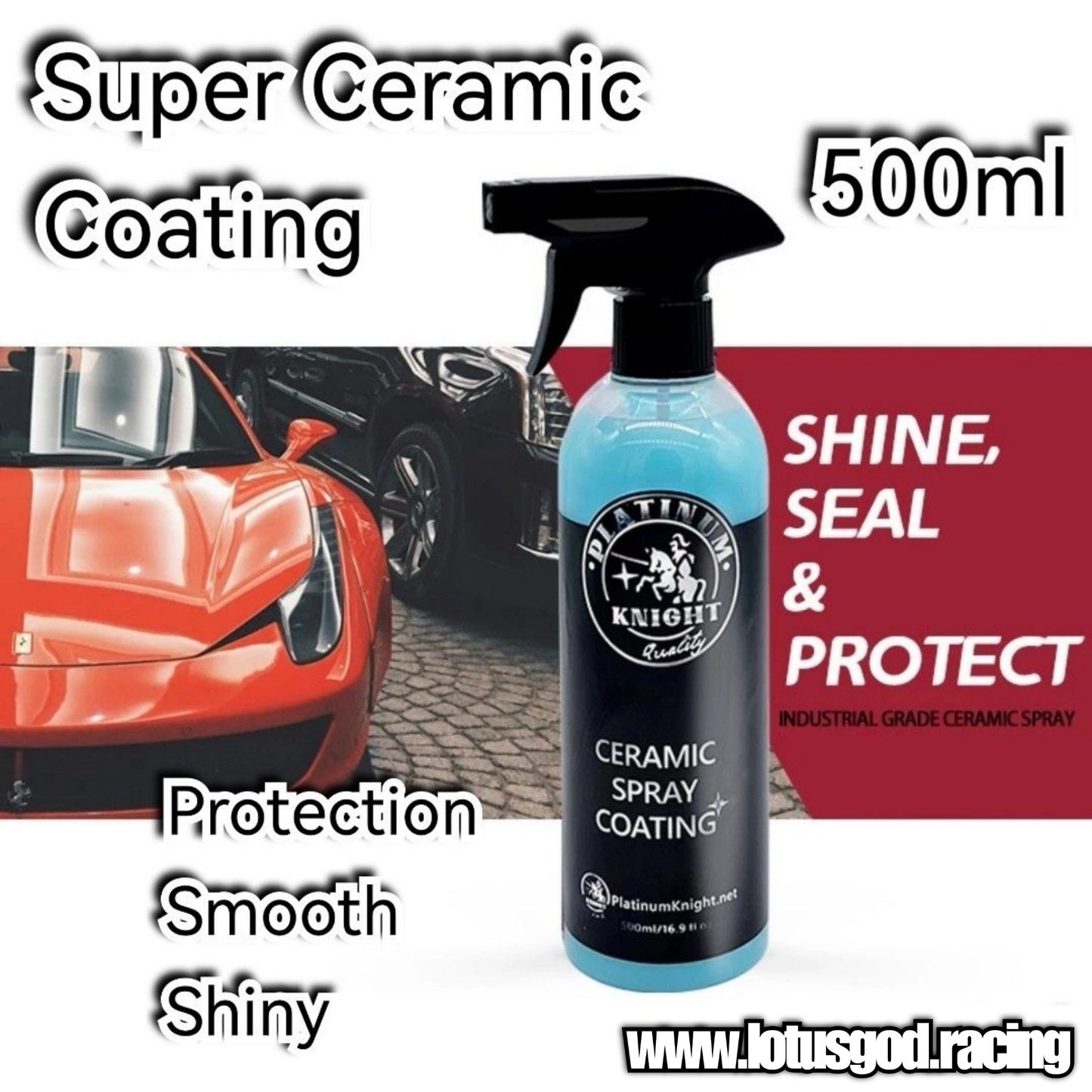 Nano Super Easy Wet Shine Coat Revolutionary Hydrophobicity Booster Spray Sealant 500ml