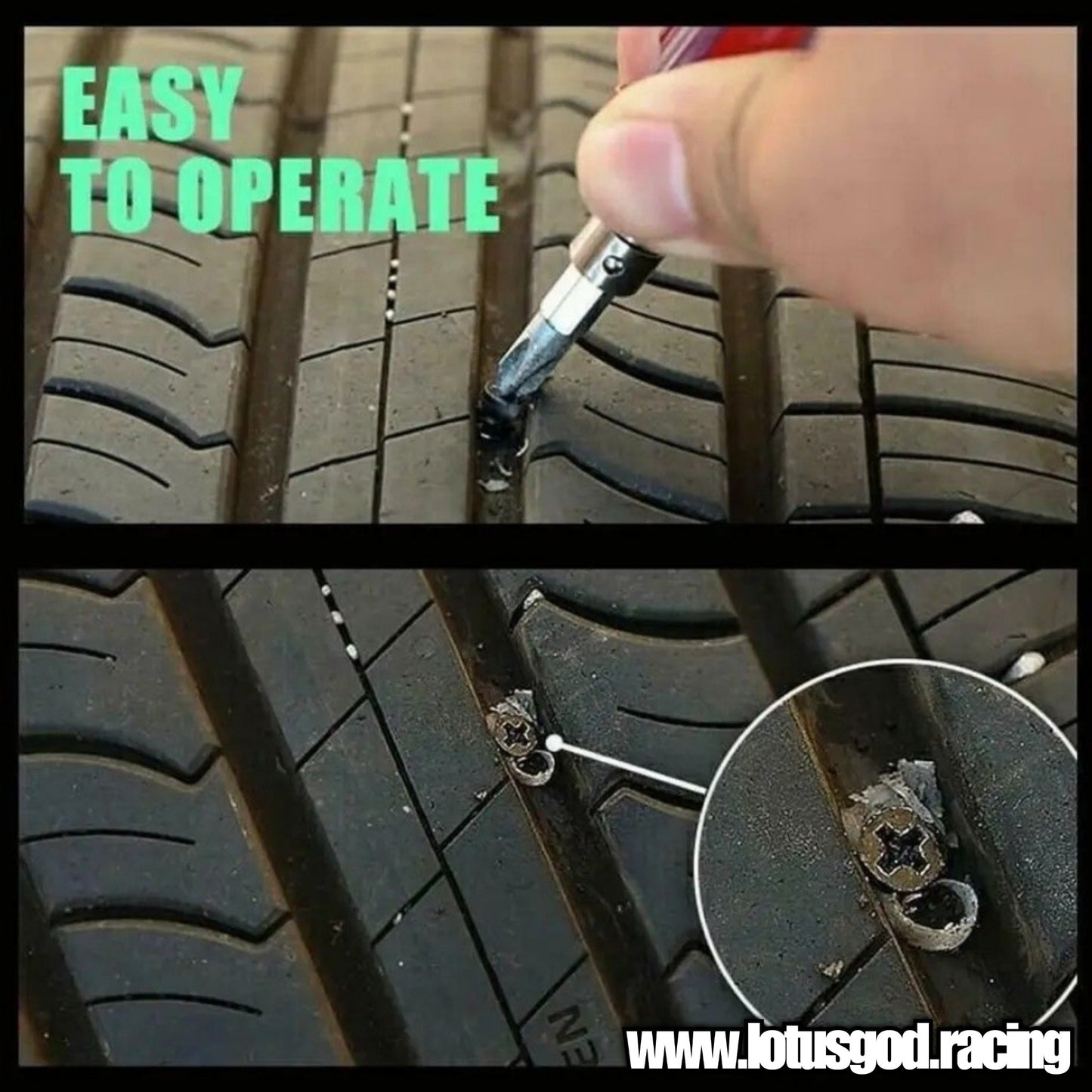 10 X Tubeless Tyre Repair Nails Plug For Car Motorcycle Truck Scooter EBike Tire Puncture Repair Screw In Rubber Tool