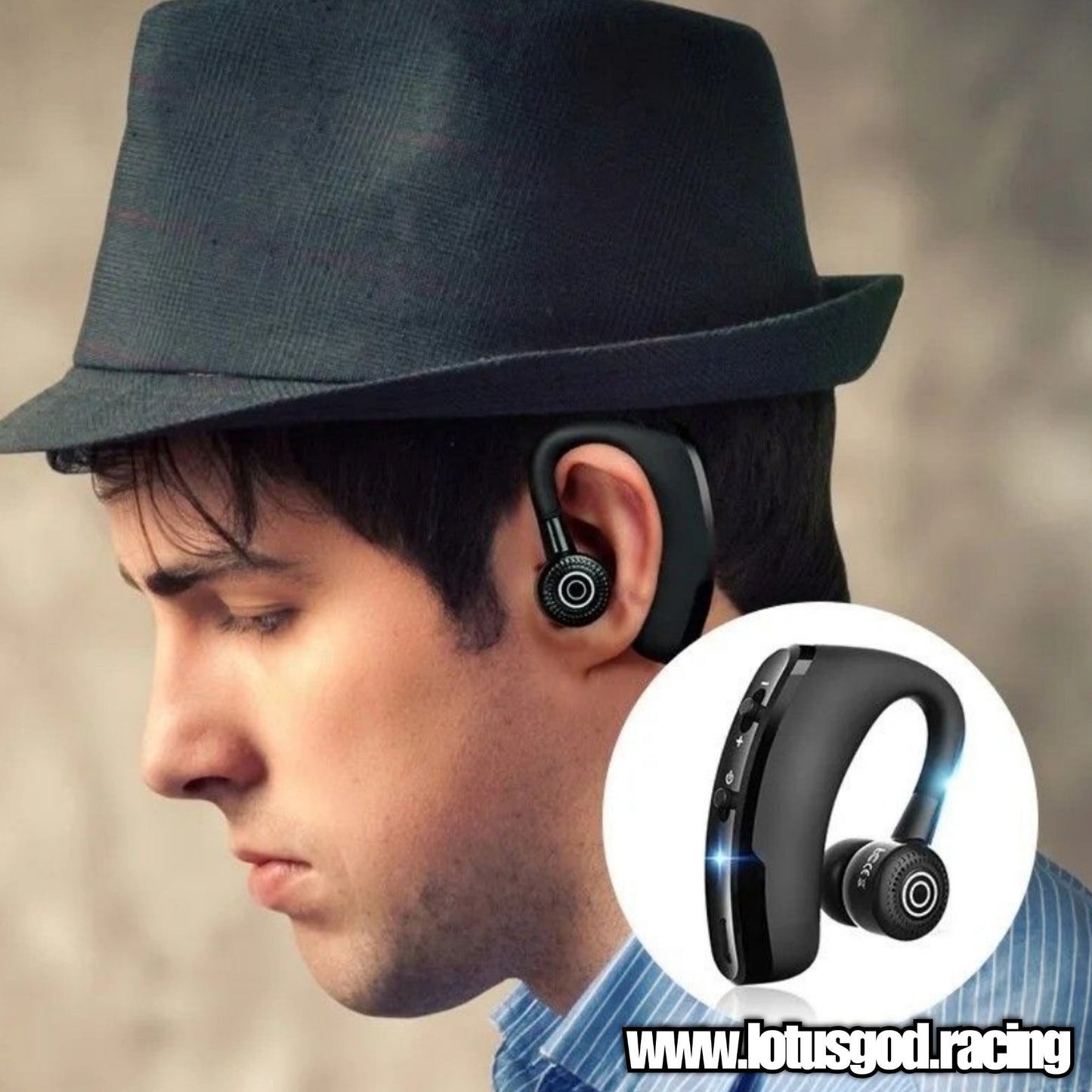 Handsome Looking Wireless Bluetooth V8 | V9 Stereo Earphone Handsfree BT Headset Earpiece