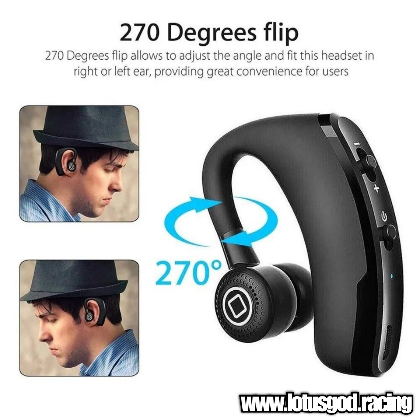Handsome Looking Wireless Bluetooth V8 | V9 Stereo Earphone Handsfree BT Headset Earpiece