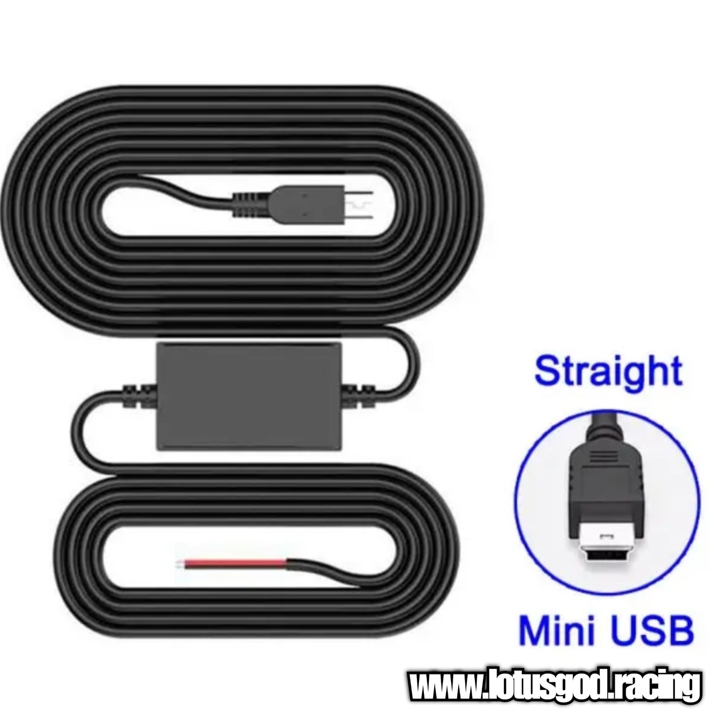 12 | 24 Volts Car Dash Cam Hardwire Kit To 5 Volts Converter Mini Micro USB Type C Charger Cable 3.2m Hard Wire For Auto DVR Dashcam Mirror Camera Recorder Etc