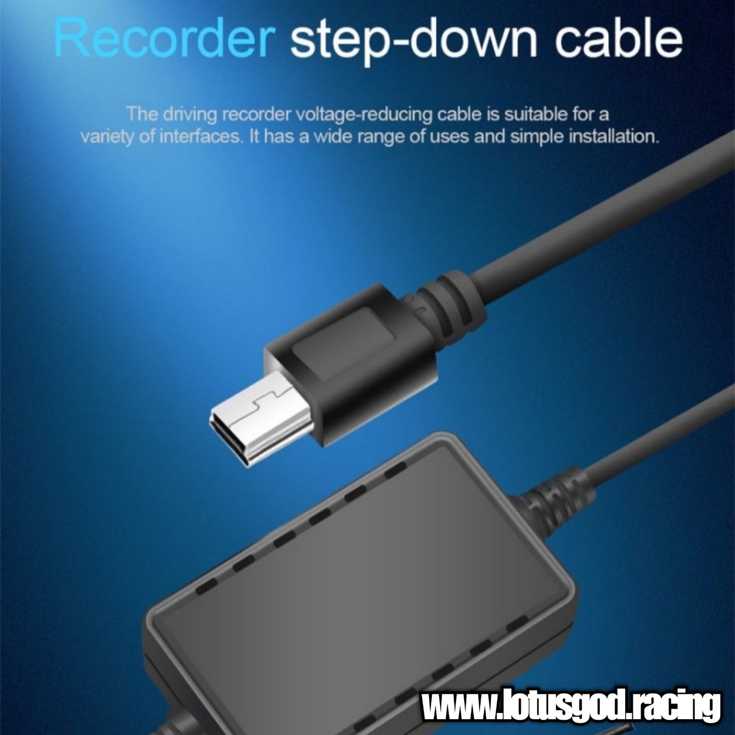 12 | 24 Volts Car Dash Cam Hardwire Kit To 5 Volts Converter Mini Micro USB Type C Charger Cable 3.2m Hard Wire For Auto DVR Dashcam Mirror Camera Recorder Etc