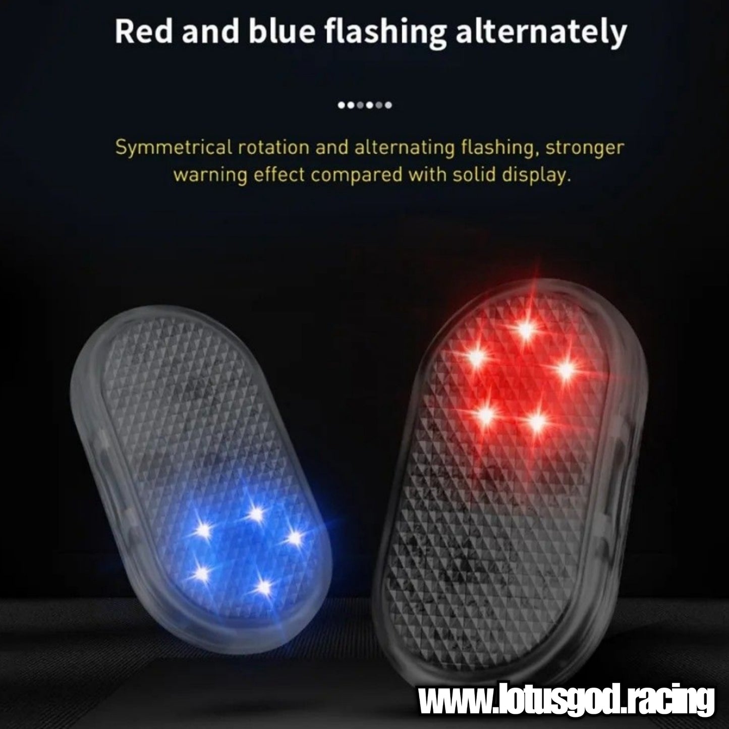 Universal Blue | Red Police Led Safety Anti-collision Lights Car Openning Door Warning Light Wireless Parking Lamp AUTO Magnetic Signal Lamp