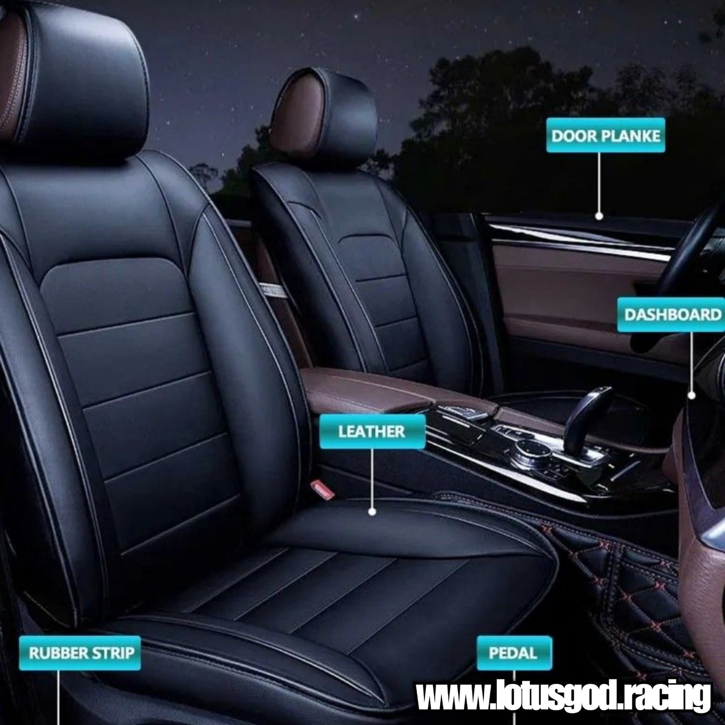 Ultimate Dashboard Interior Shine Dash Leather Vinyl Plastic Detailer Cleaner + Round Sponge 120ml