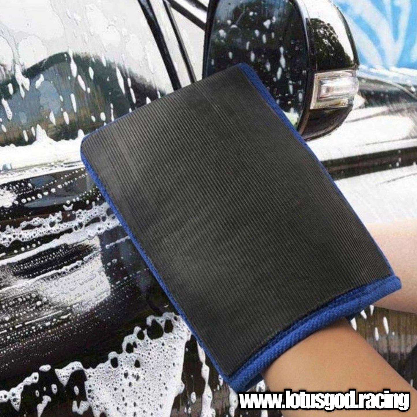 Clay Mitt Medium Grade Clay Bar Infused Mitt Car Detailing Towel Quickly Removes Debris from Paint Glass