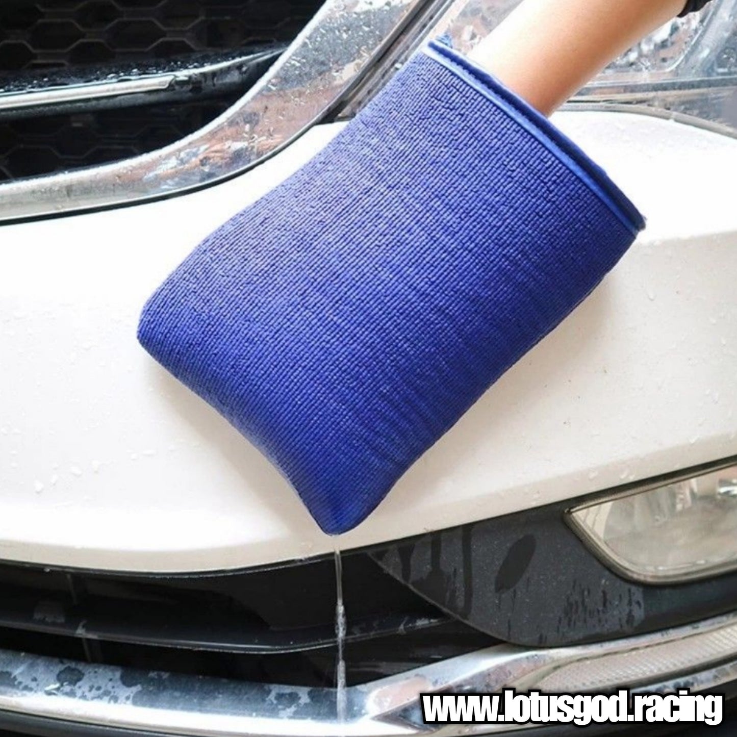 Clay Mitt Medium Grade Clay Bar Infused Mitt Car Detailing Towel Quickly Removes Debris from Paint Glass