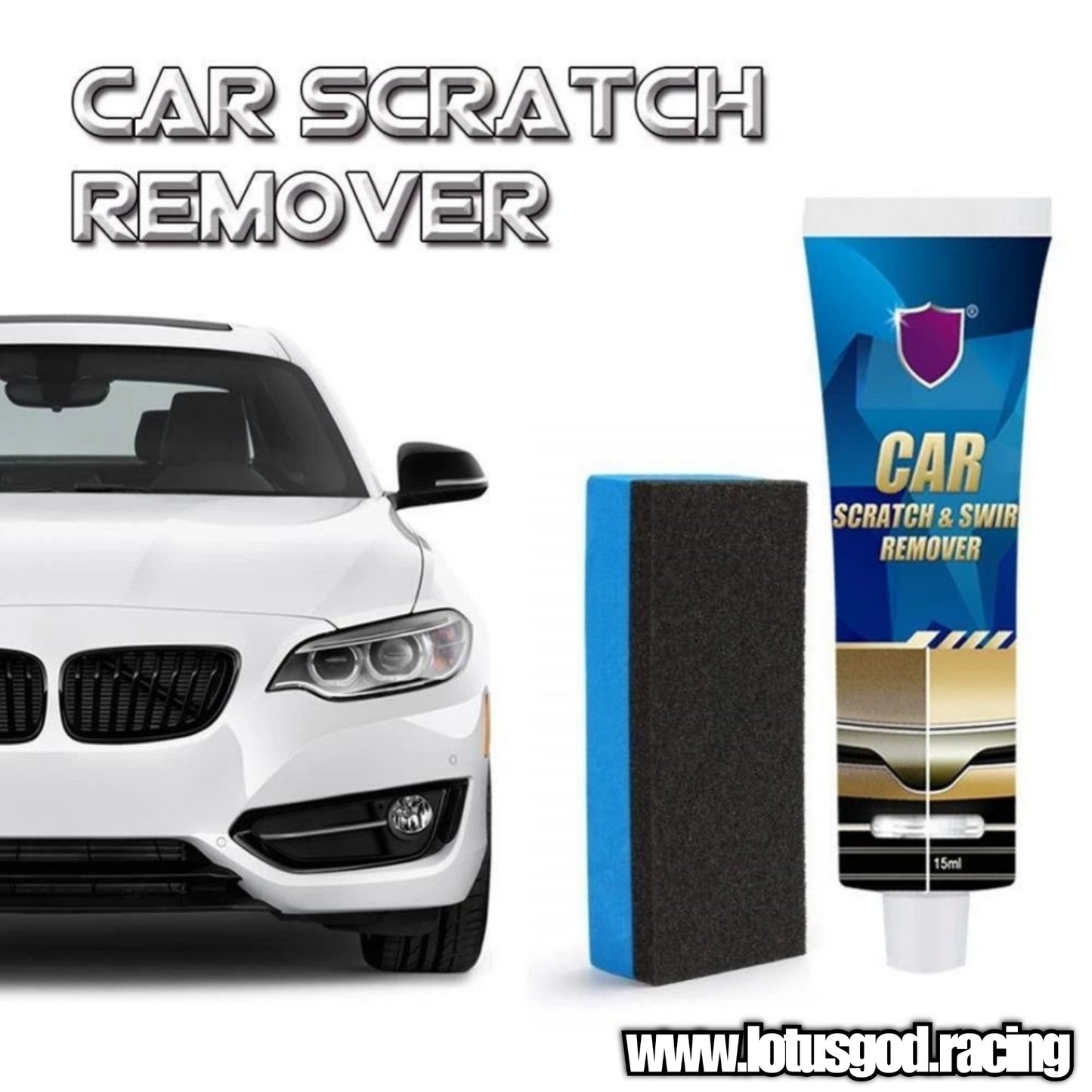 Light Scratch and Light Swirl Mark Remover For Car & Motorcycle Paint Scratch Repair Polishing Wax & Polish Compound 120 ml