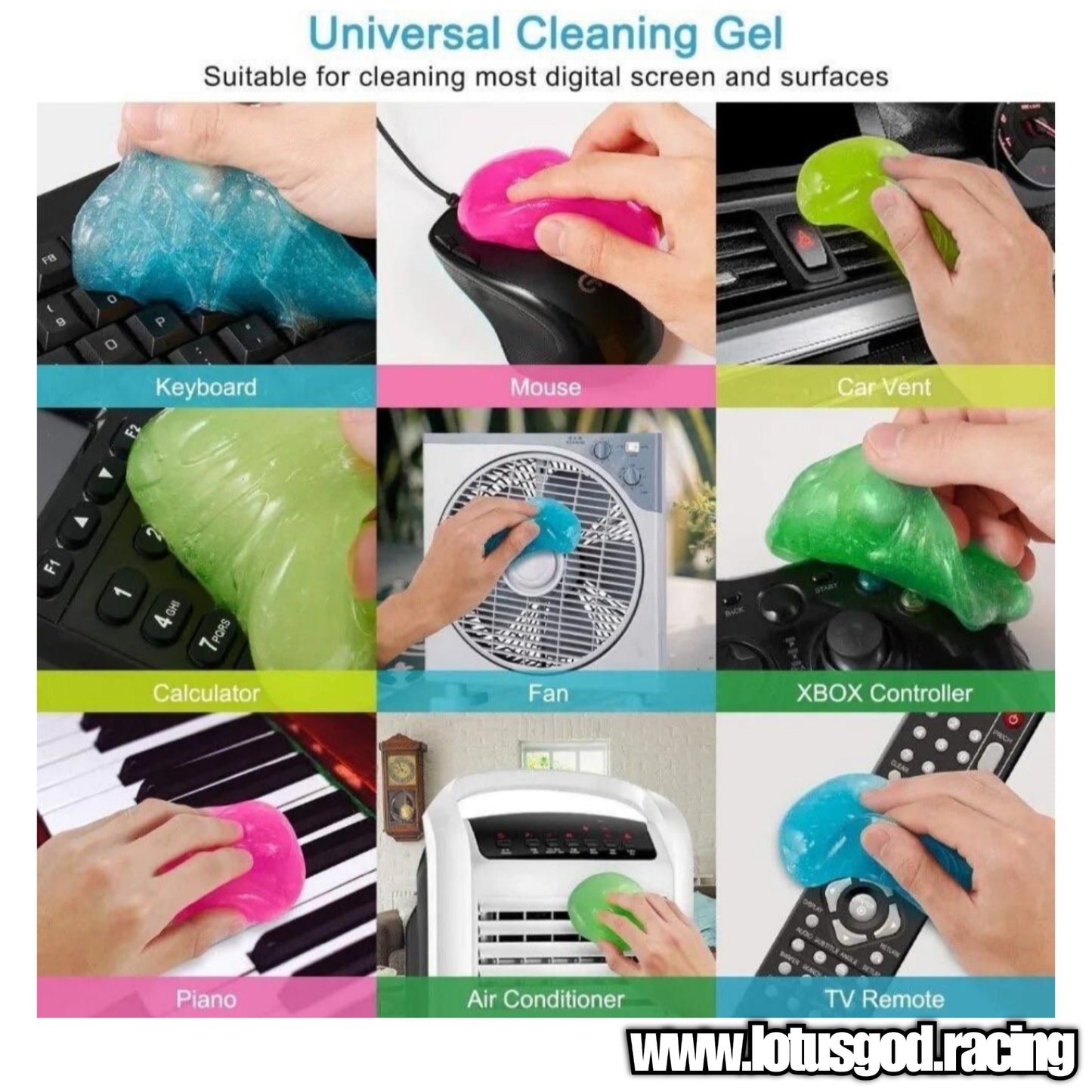 Universal Pink Fairy Nano Slime Cleaning Gel Car Air Vent Magic Dust Cleaner Gel 200g