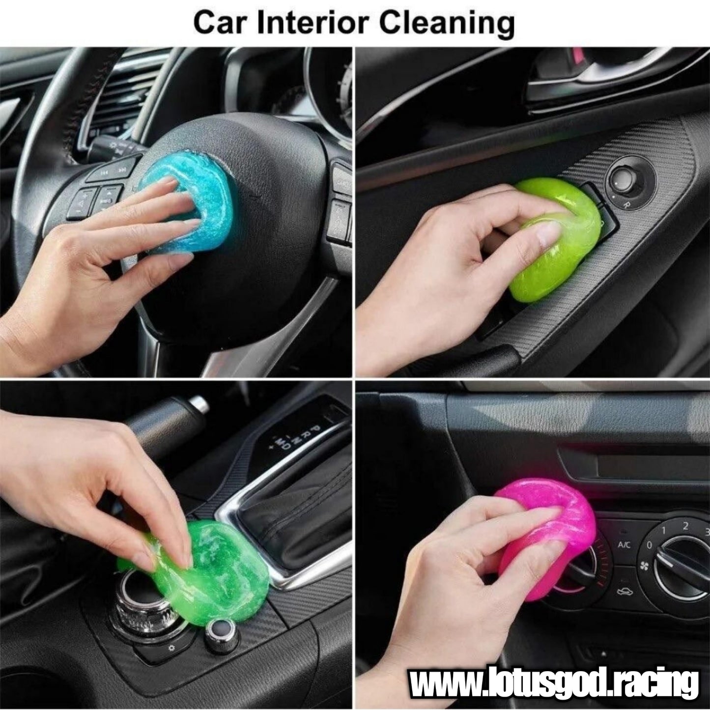 Universal Pink Fairy Nano Slime Cleaning Gel Car Air Vent Magic Dust Cleaner Gel 200g
