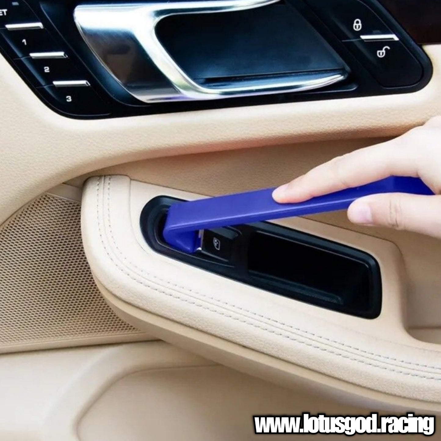 5 X New Universal Blue Hard Plastic Ply Removal Tool For Interior Dashboard Window Panel Door Radio Audio Trim Panel