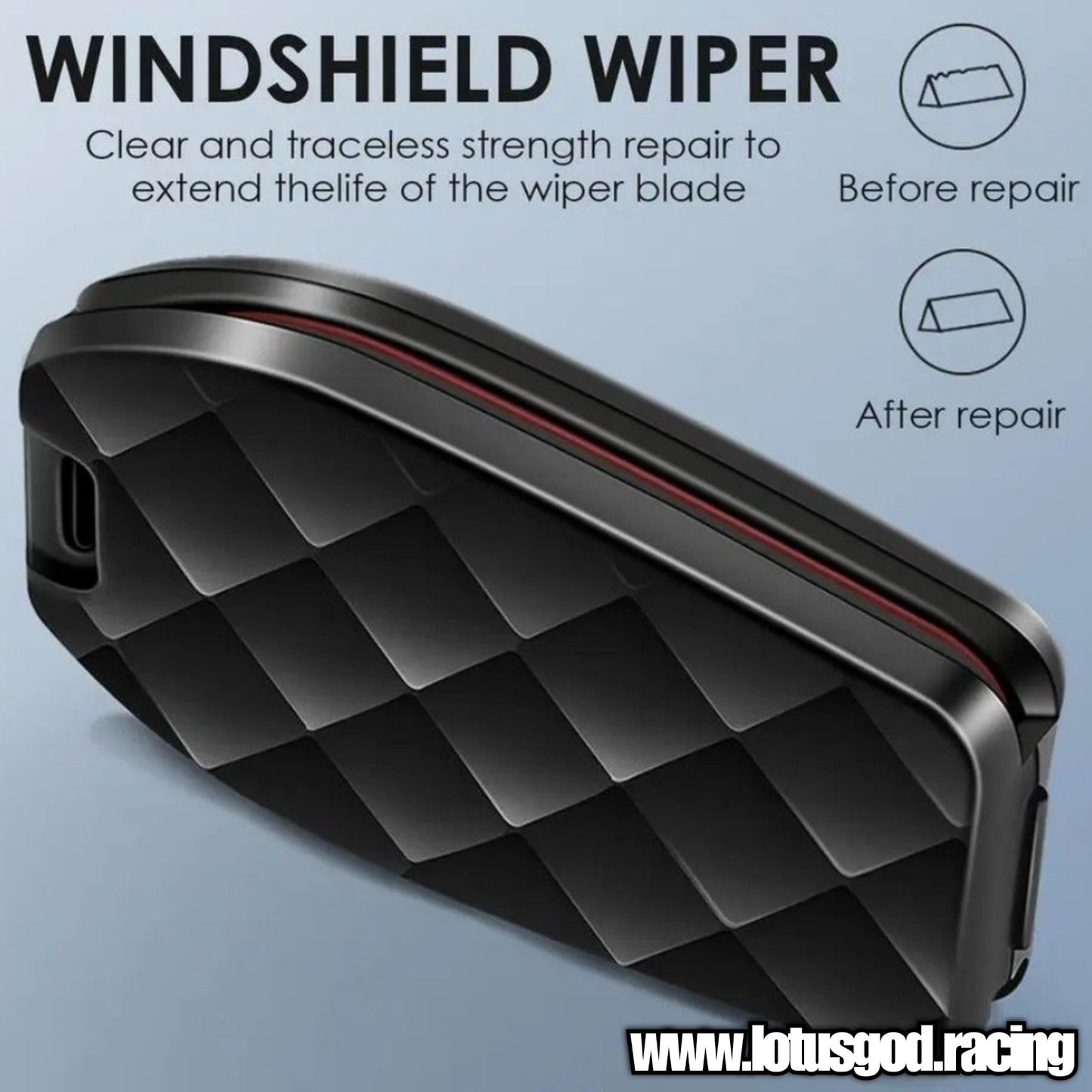 Universal Windscreen Wiper Blade Rubber Restorer Refurbish Sanding Tool