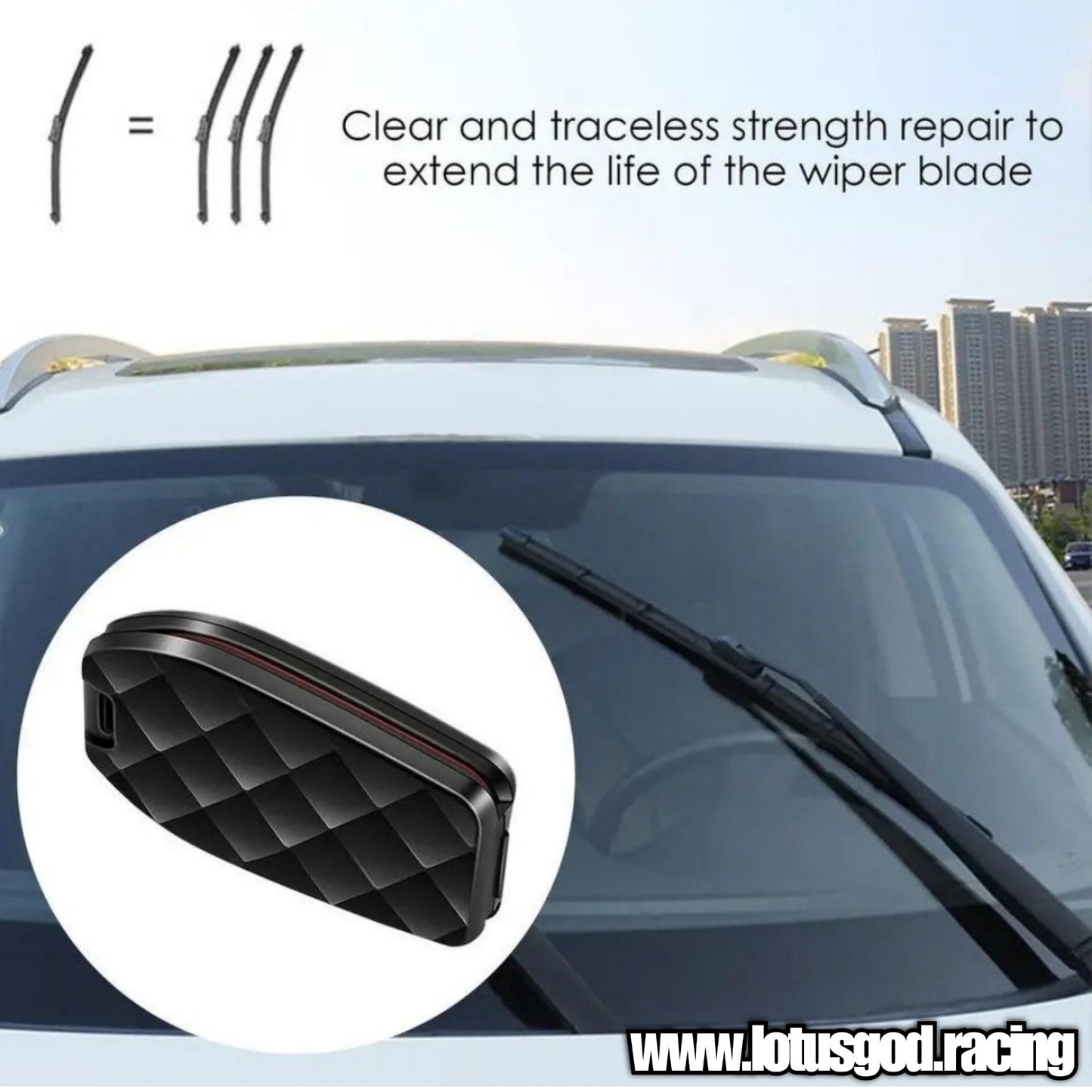 Universal Windscreen Wiper Blade Rubber Restorer Refurbish Sanding Tool