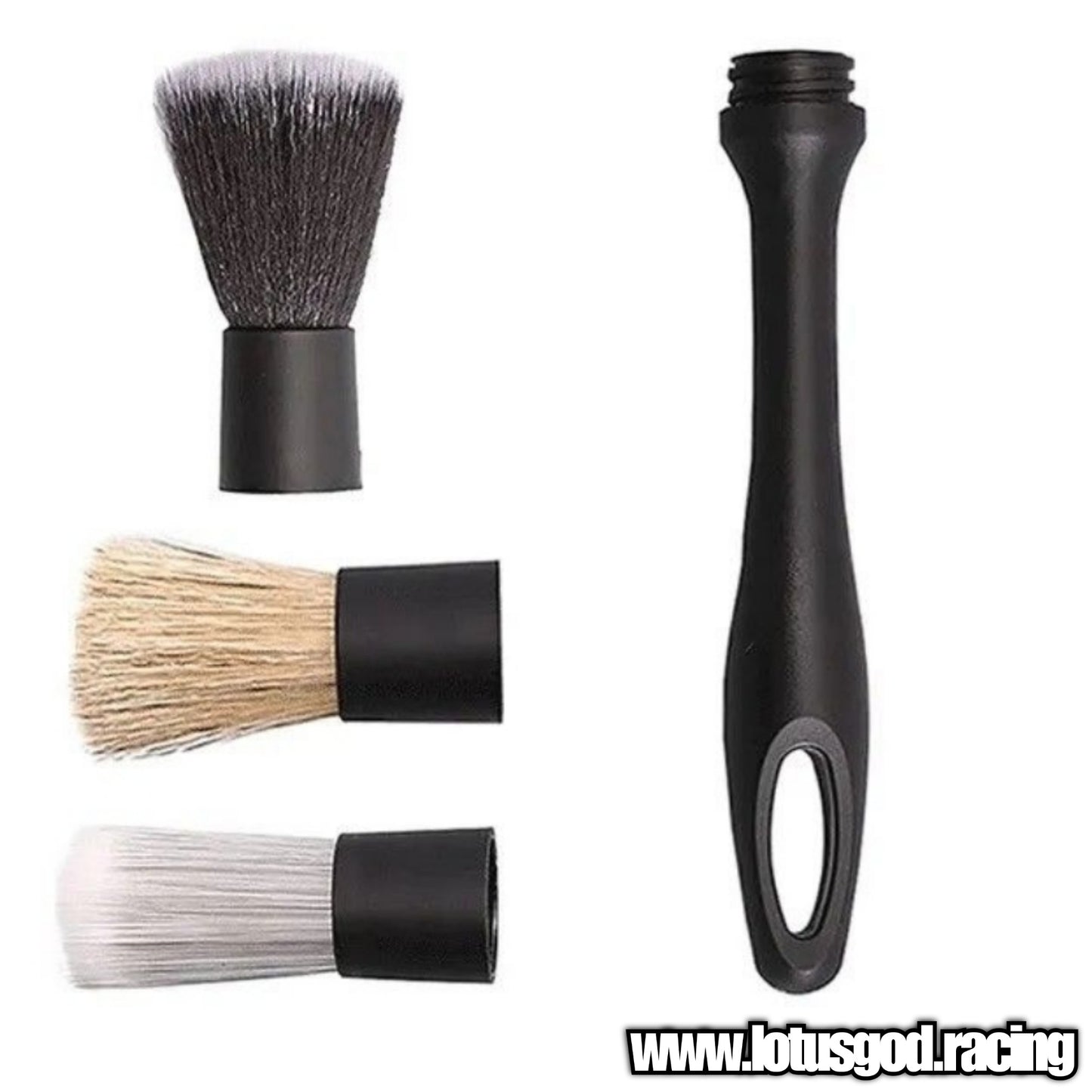 3 X Fine Detailing Soft Brush Set For Car Motorcycle Van Lorry Pick Up Etc