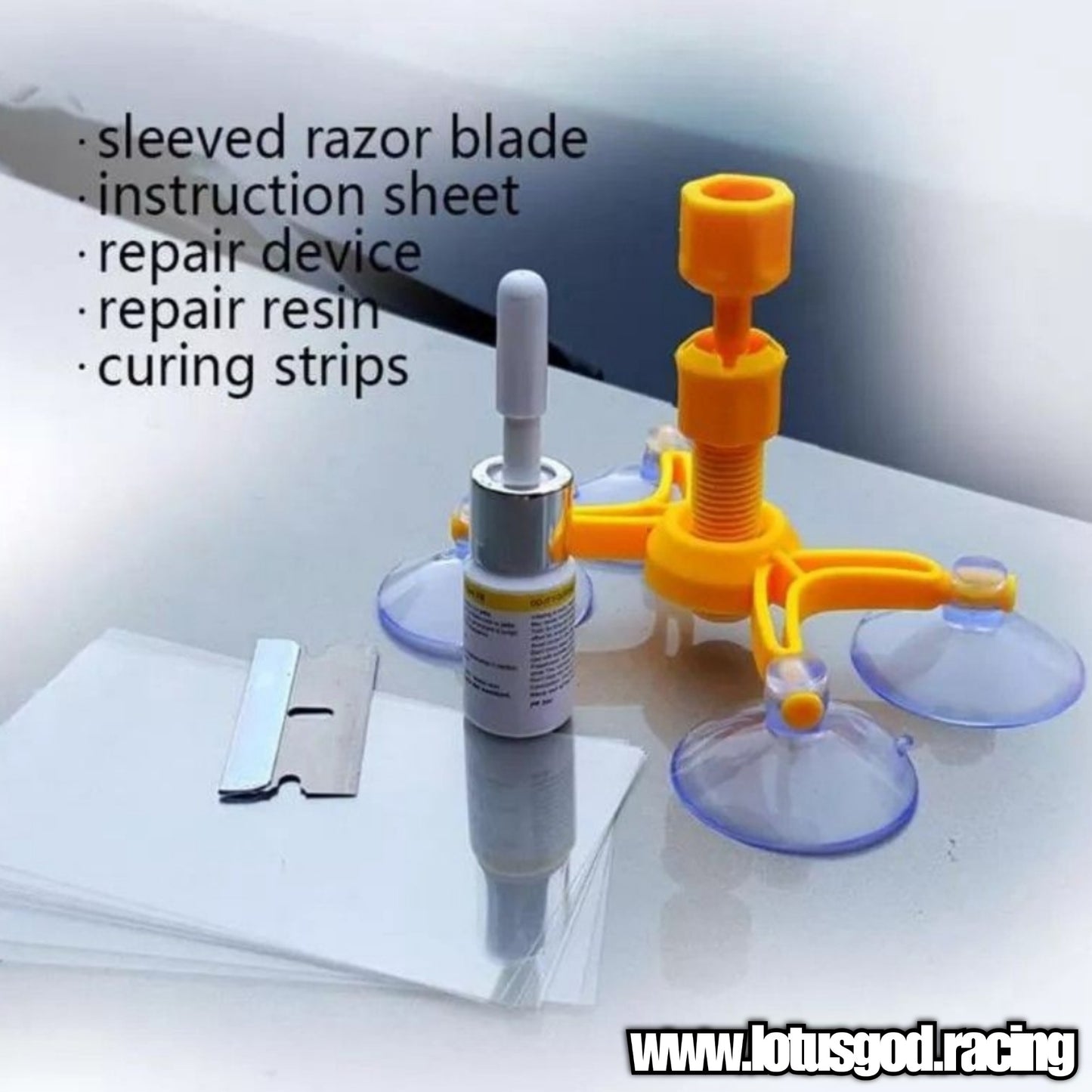 DIY Windscreen Tampered Car Lorry Van Wind Shield Resin Glass Crack Repair Kit