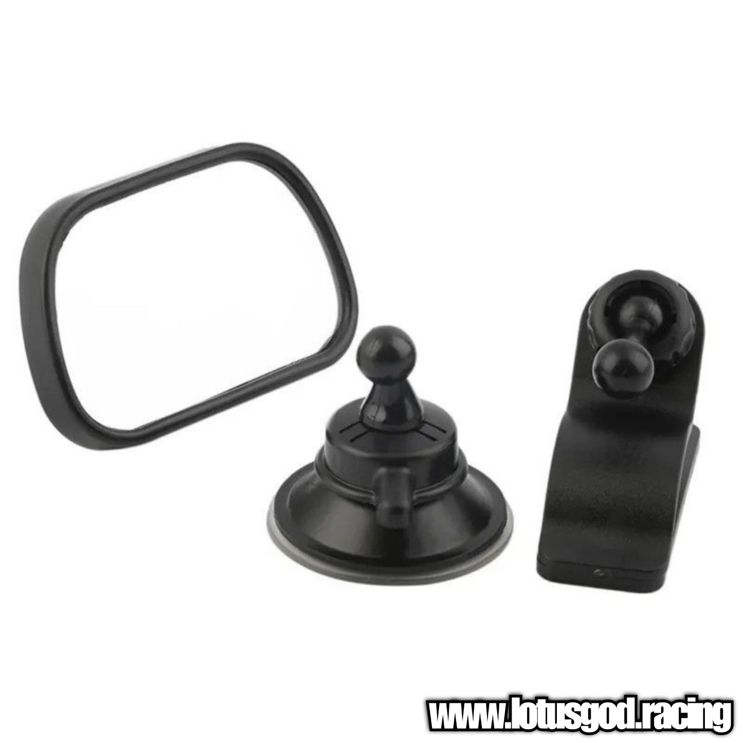 2 in 1 Window Suction Cup For Windscreen Sunshade Clip Check Blind Spot Baby Mirror