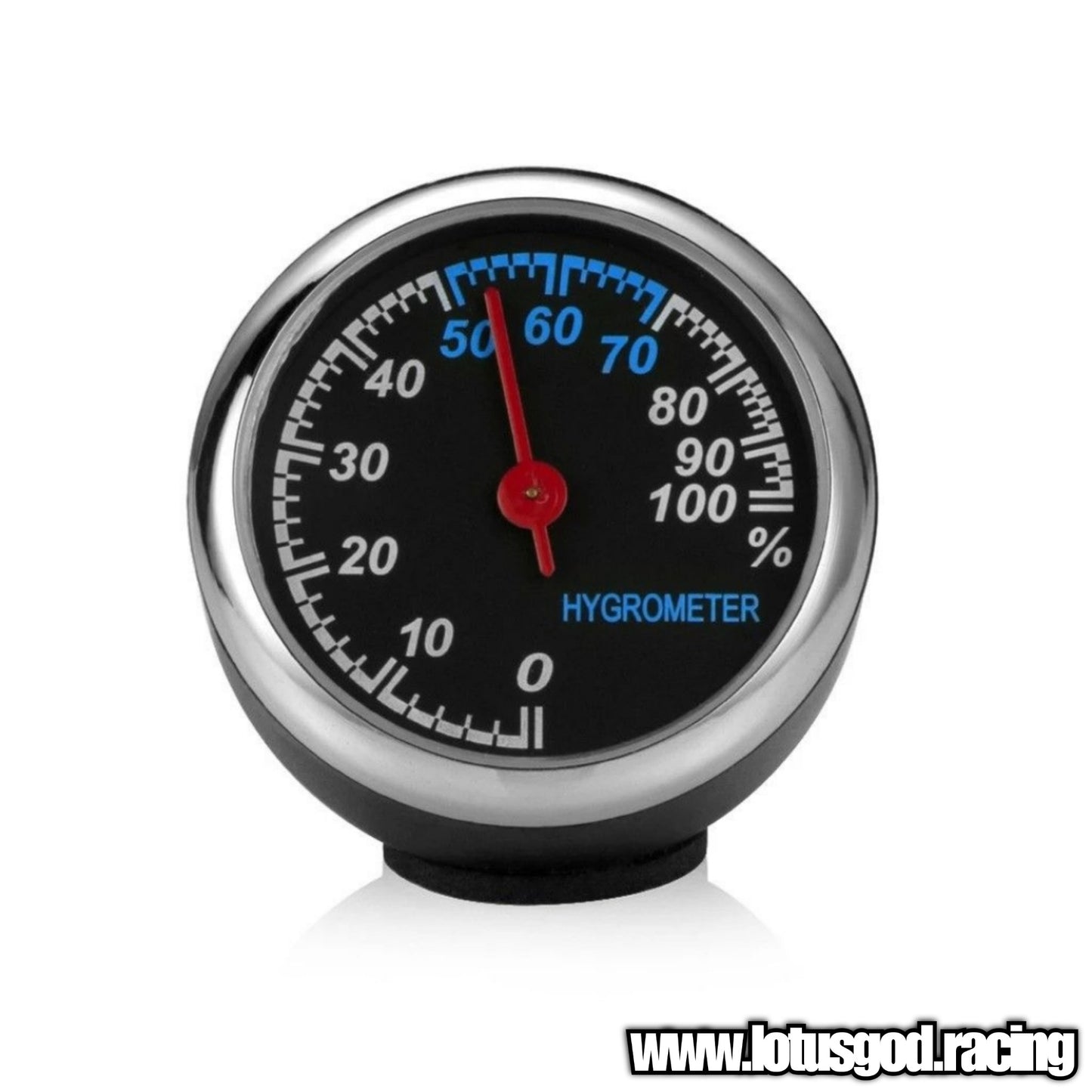 Universal 4cm Round Meter Gauge Quartz Watch + Hygrometer + Thermometer For Car Lorry Van Pick Up Etc