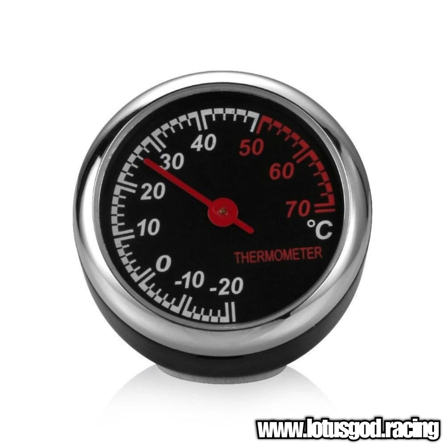 Universal 4cm Round Meter Gauge Quartz Watch + Hygrometer + Thermometer For Car Lorry Van Pick Up Etc