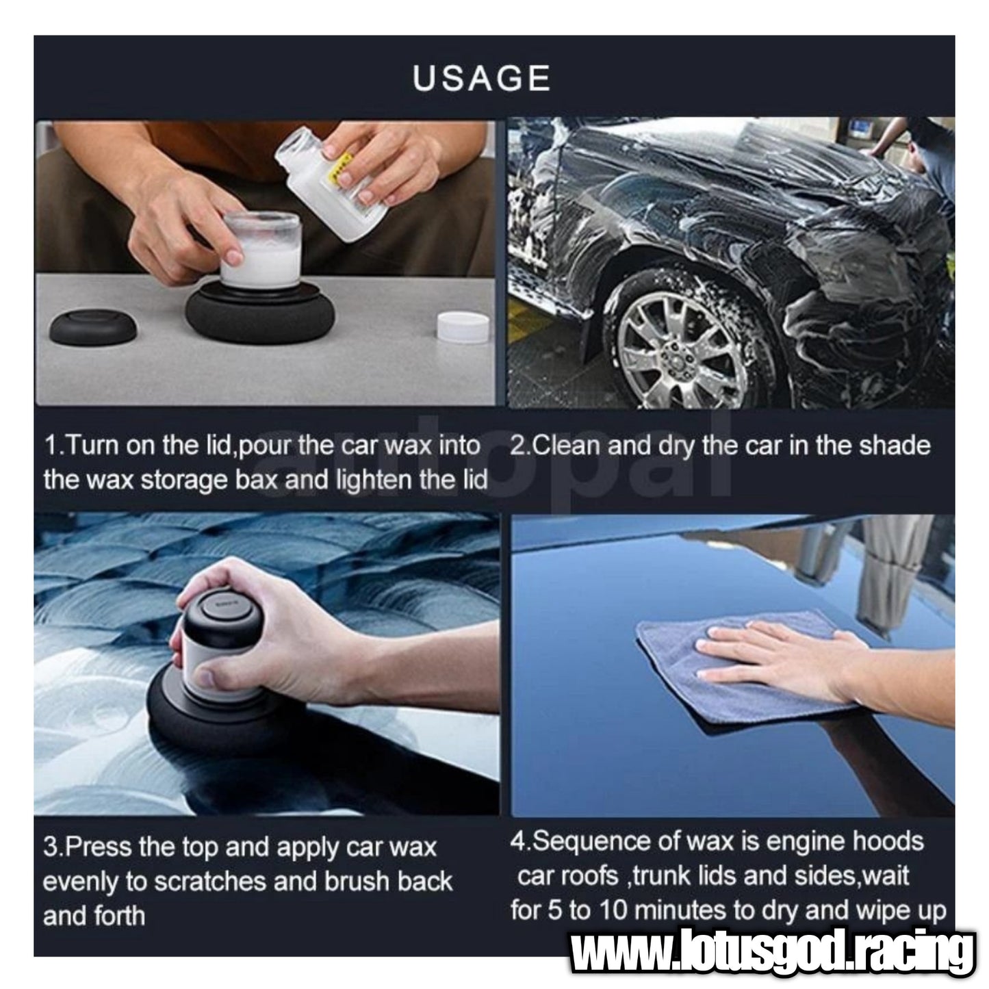 100ml Built In Manual Polish Scratch Repair Polishing Paint Care Lazy Wax Machine Tool For Car Motorcycle Lorry Van Pick Up Etc
