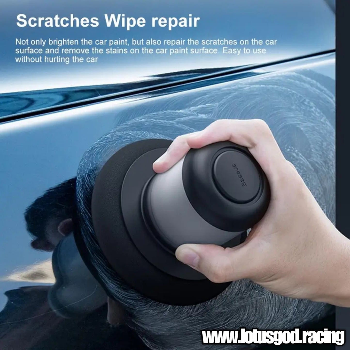 100ml Built In Manual Polish Scratch Repair Polishing Paint Care Lazy Wax Machine Tool For Car Motorcycle Lorry Van Pick Up Etc