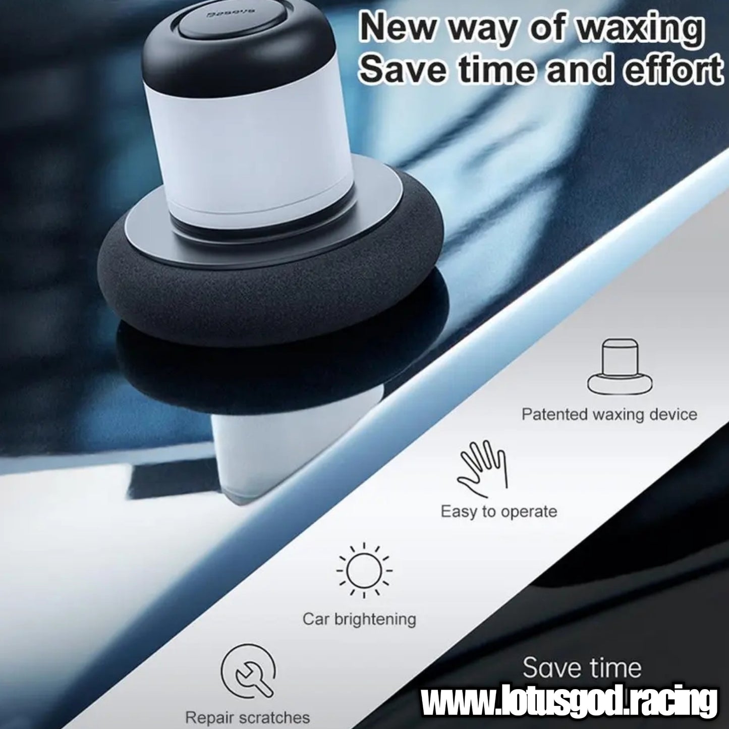 100ml Built In Manual Polish Scratch Repair Polishing Paint Care Lazy Wax Machine Tool For Car Motorcycle Lorry Van Pick Up Etc