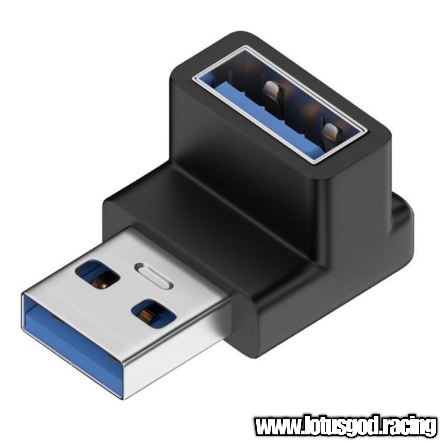 L Shape 3.0 USB 90 Degree Left Right Angle 10gbps High Speed Fast Charging Port Extension Adapter Extender