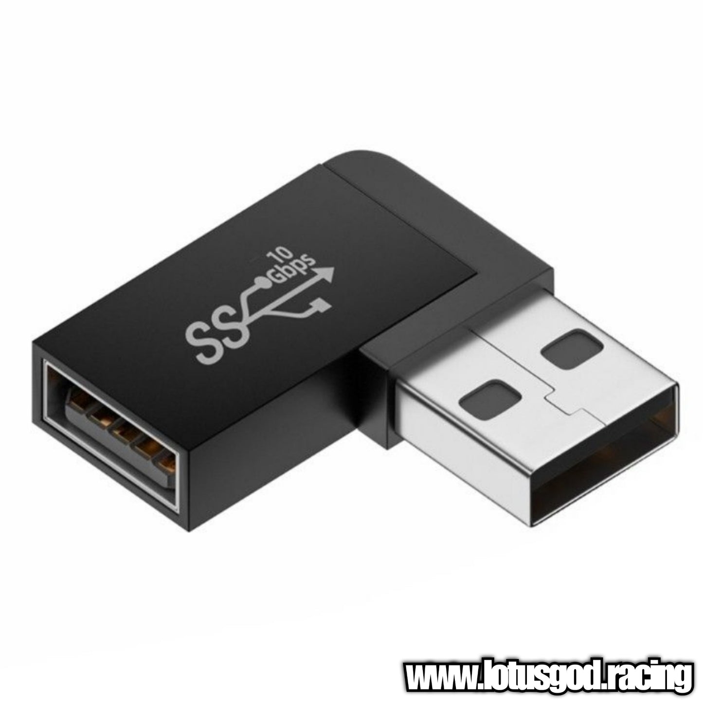 L Shape 3.0 USB 90 Degree Left Right Angle 10gbps High Speed Fast Charging Port Extension Adapter Extender