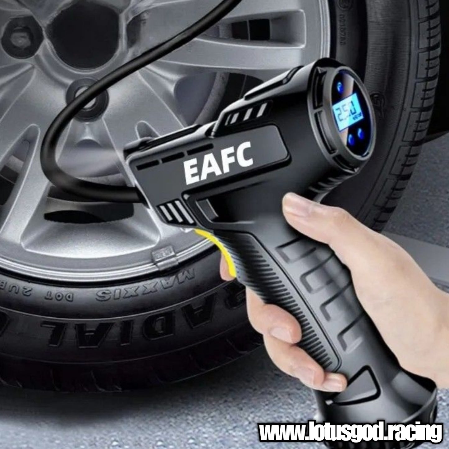 120W USB Rechargeable Schrader Valve Electric Air Compressor Tyre Pump Inflator + Led For Car Van Pick Up Etc