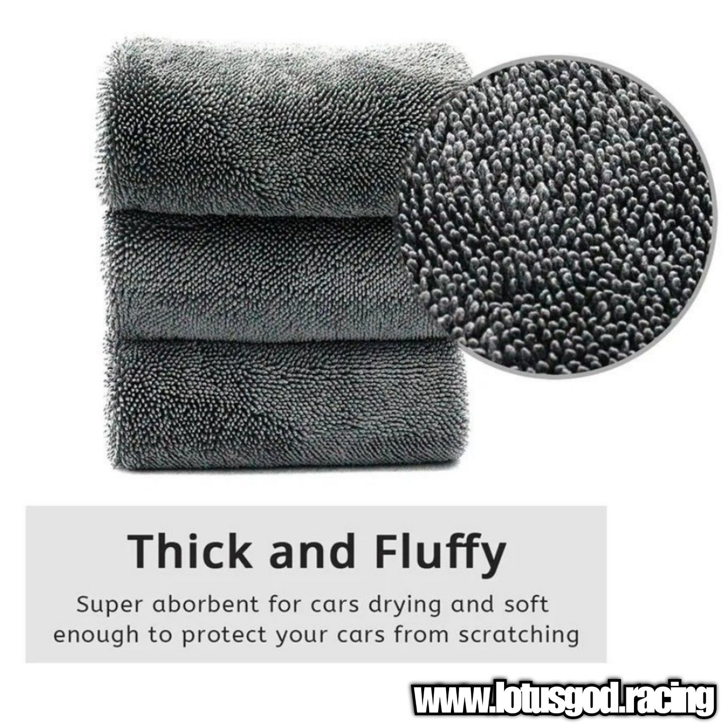 Micro Fiber Thick Twisted Car Towel Cloth For Truck Lorry Van Pick Up Motorcycle Car Wash Use Etc