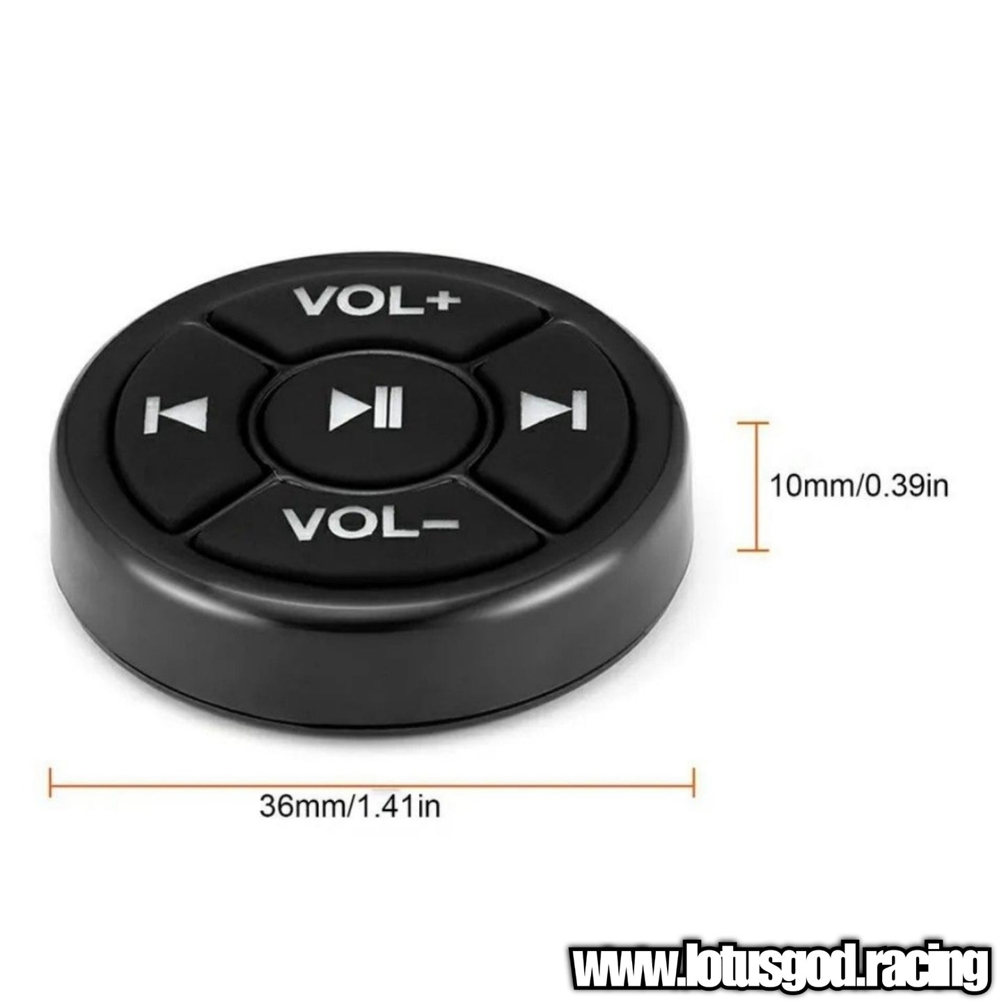 Wireless Bluetooth Media Button Remote Controller For Steering Wheel Control MP3 Music Player Apple IOS Android Phone Tablet