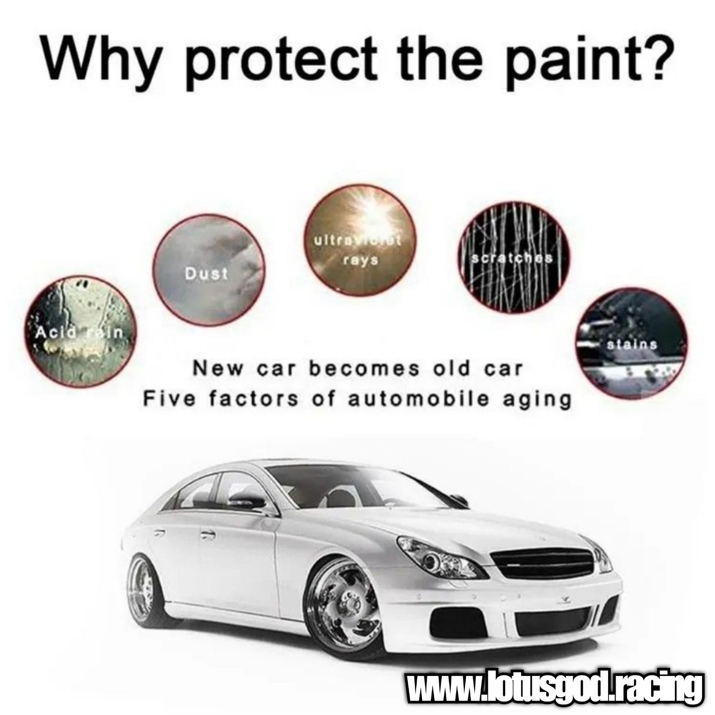 Nano Ceramic Coating Sealant For Glass Polishing + Crystal Plated Liquid Hydrophobic Paint Care Protection 120ml