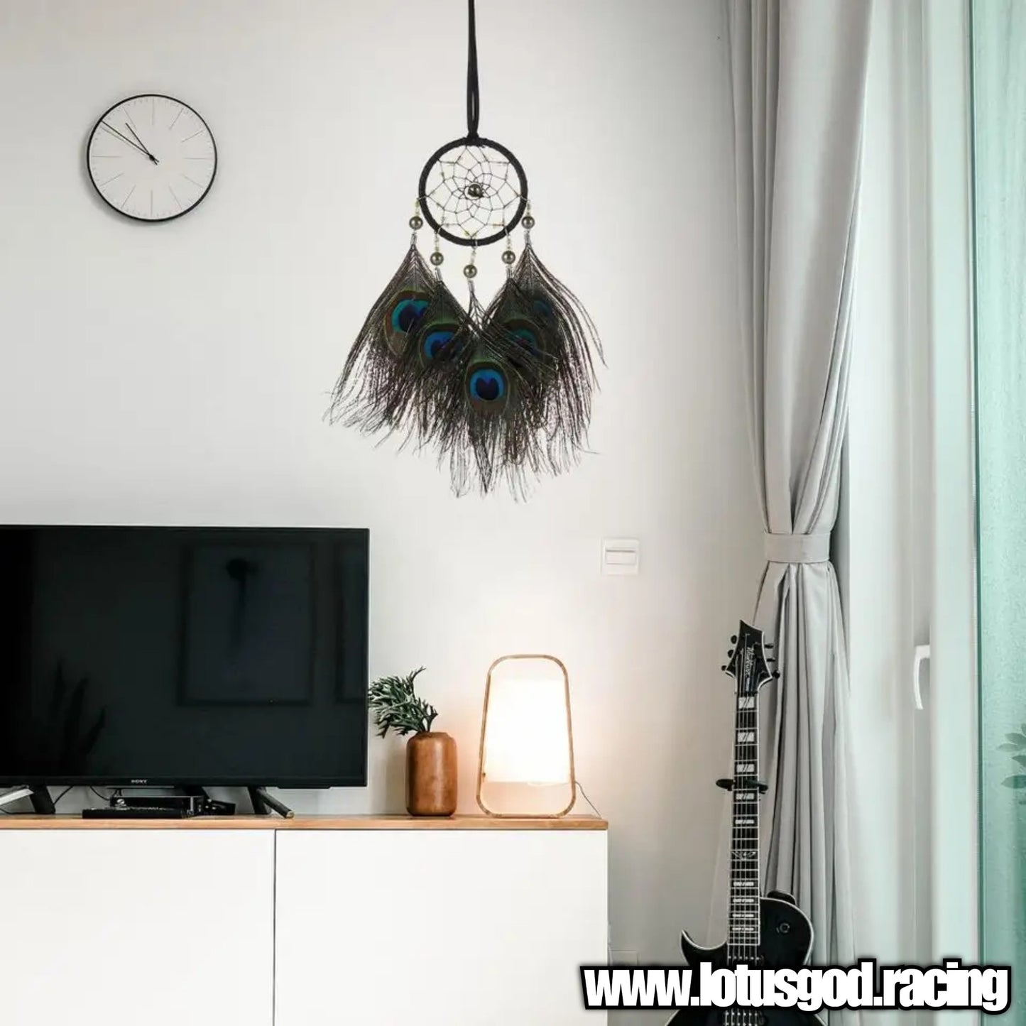 Dream Catcher Good Luck Charm Rear View Mirror Pendant Home Car Decoration Display