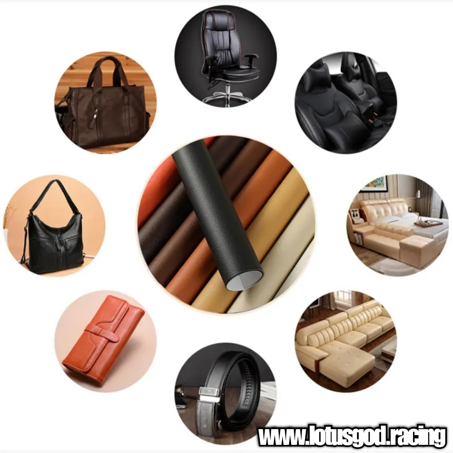 Pvc Synthetic Black Leather Adhesive Repair Hole Patch For Car Seat Sofa Furniture Etc 100cm | 200cm X 137cm