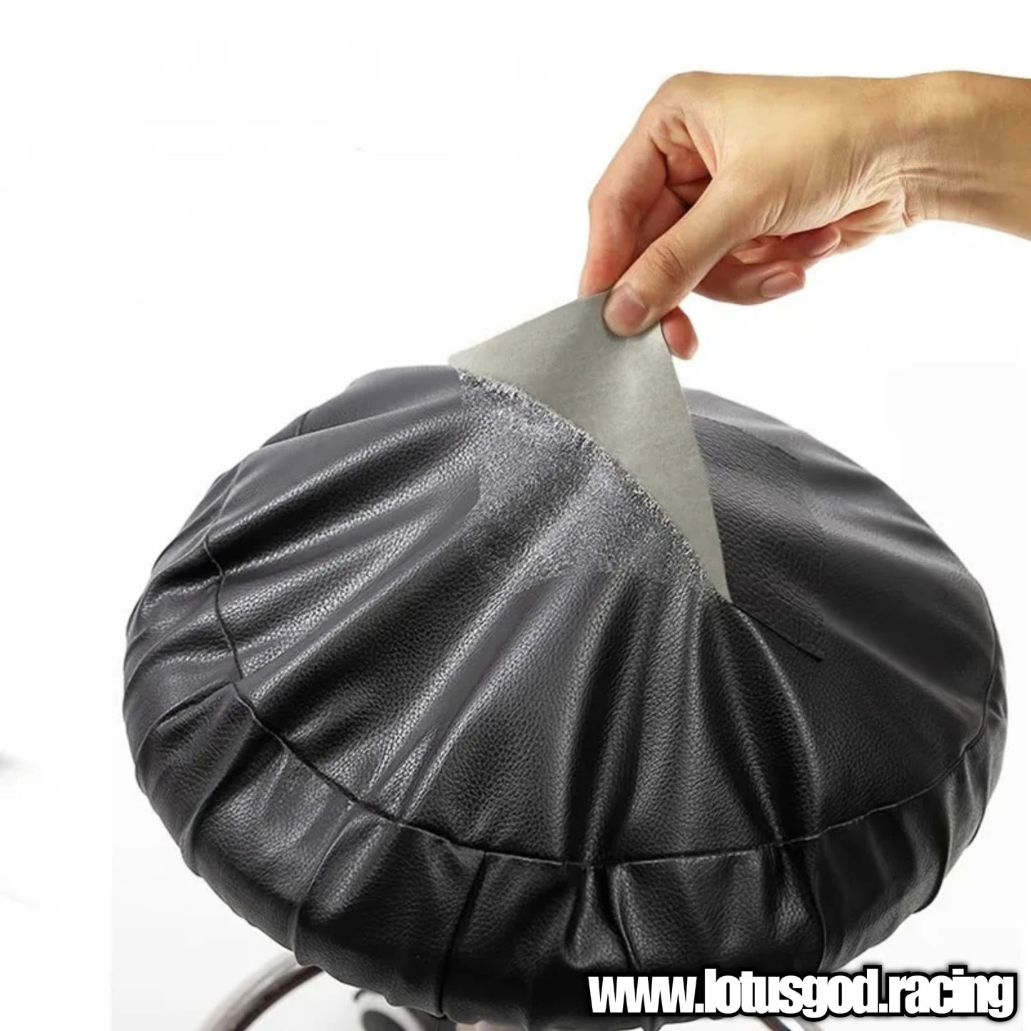 Pvc Synthetic Black Leather Adhesive Repair Hole Patch For Car Seat Sofa Furniture Etc 100cm | 200cm X 137cm