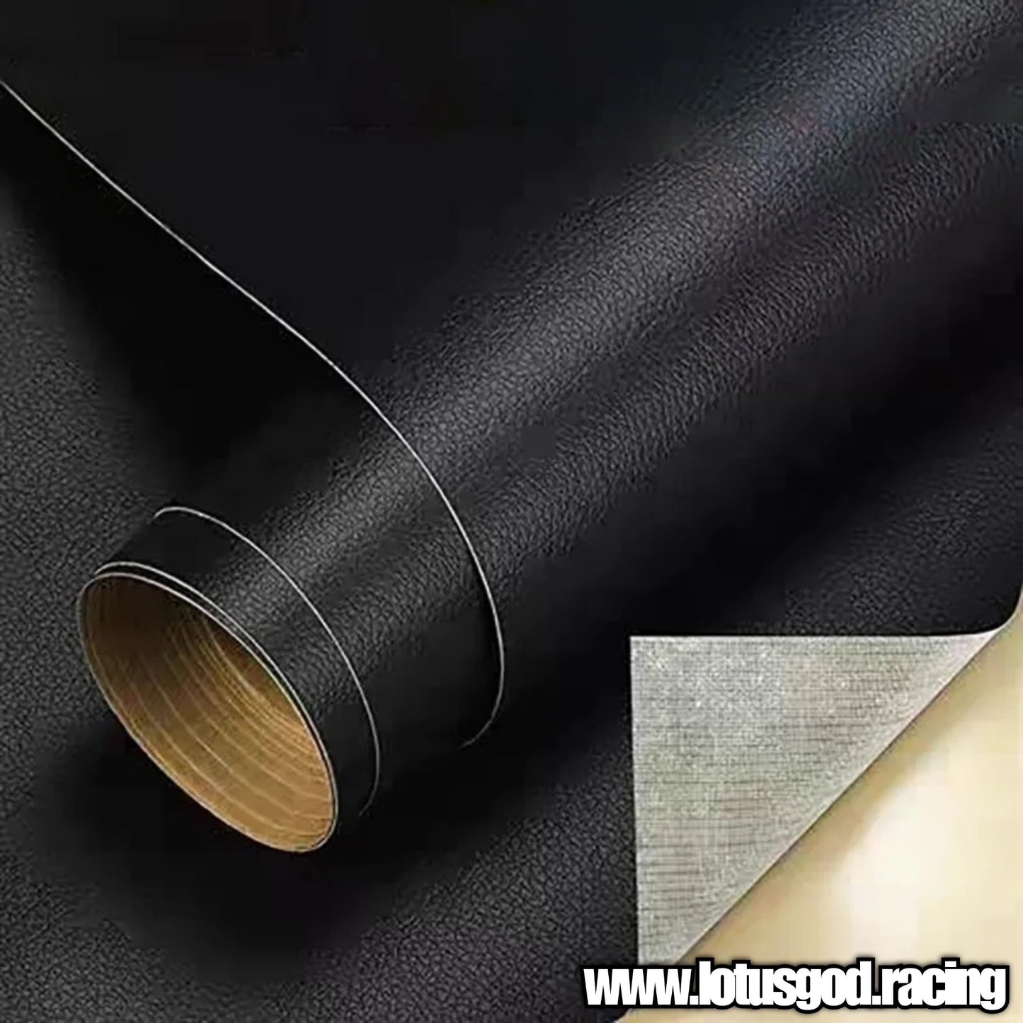 Pvc Synthetic Black Leather Adhesive Repair Hole Patch For Car Seat Sofa Furniture Etc 100cm | 200cm X 137cm