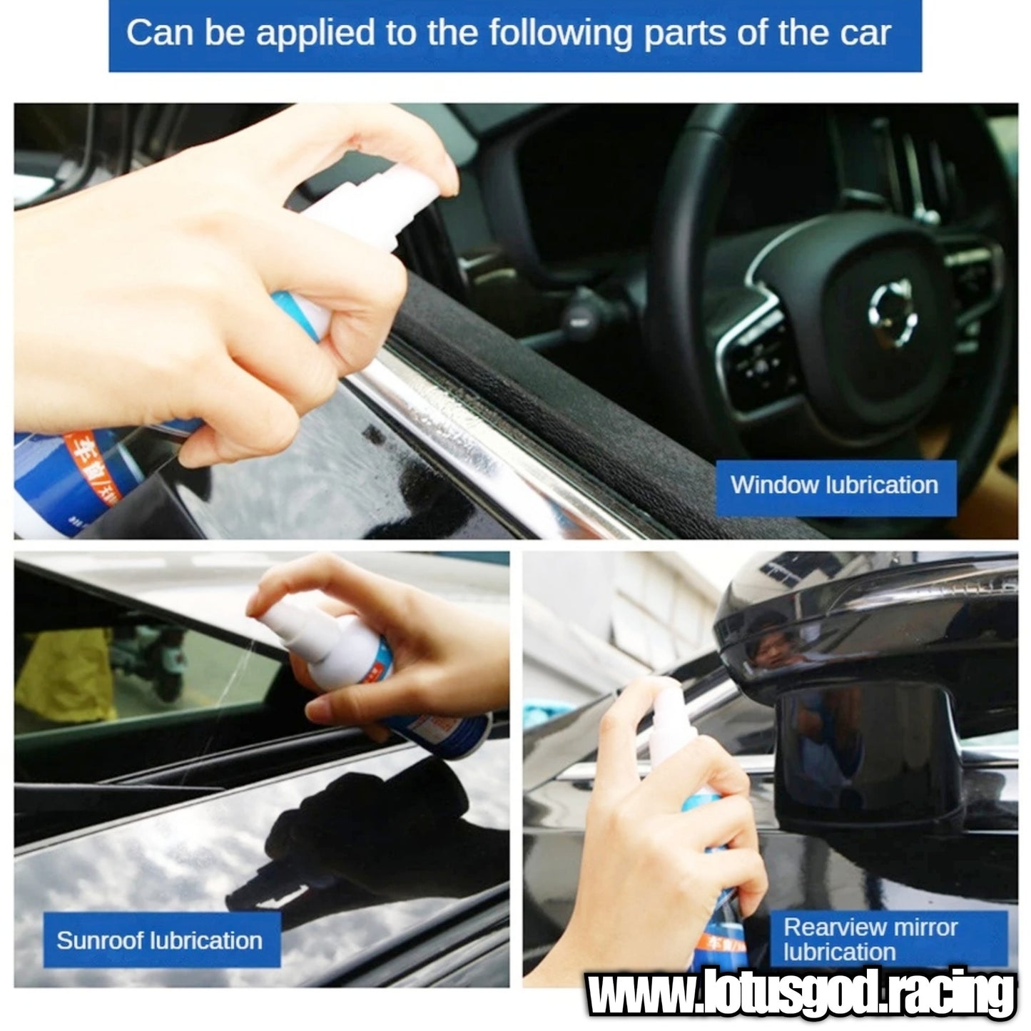 Windshield Plastic Rubber Curing Restoration Windscreen Seal Protection Liquid Silicone Spray Cleaner Care Agent 100ml