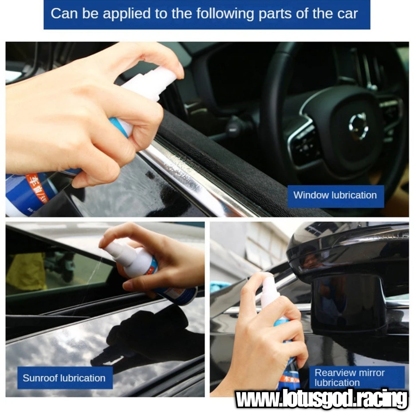 Windshield Plastic Rubber Curing Restoration Windscreen Seal Protection Liquid Silicone Spray Cleaner Care Agent 100ml