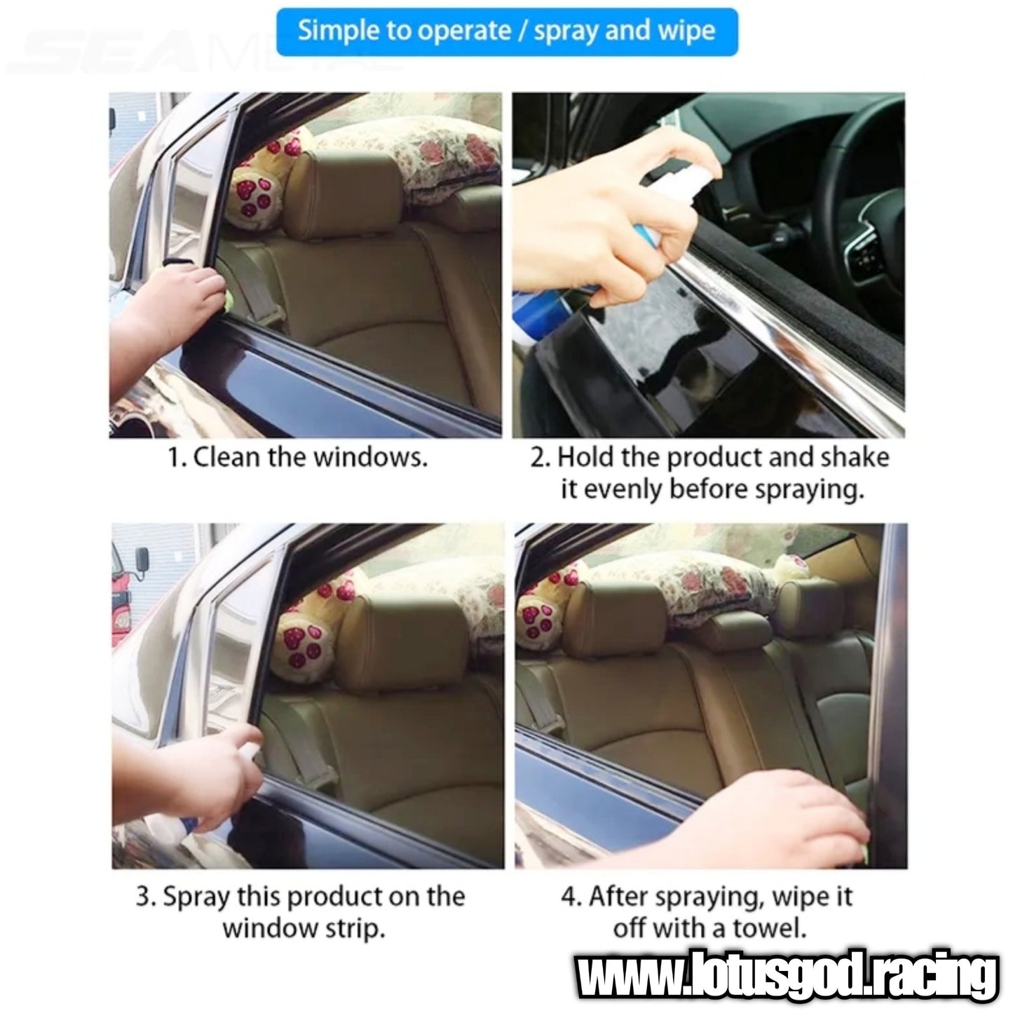 Windshield Plastic Rubber Curing Restoration Windscreen Seal Protection Liquid Silicone Spray Cleaner Care Agent 100ml