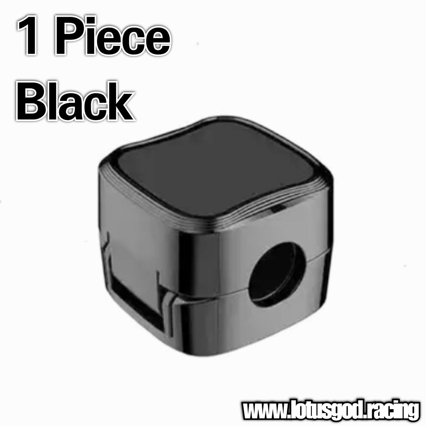 Black Magnetic Smooth Double Sided Tape Stick On Charger Iphone Android Phone Cable Holder Clips (1 Piece)