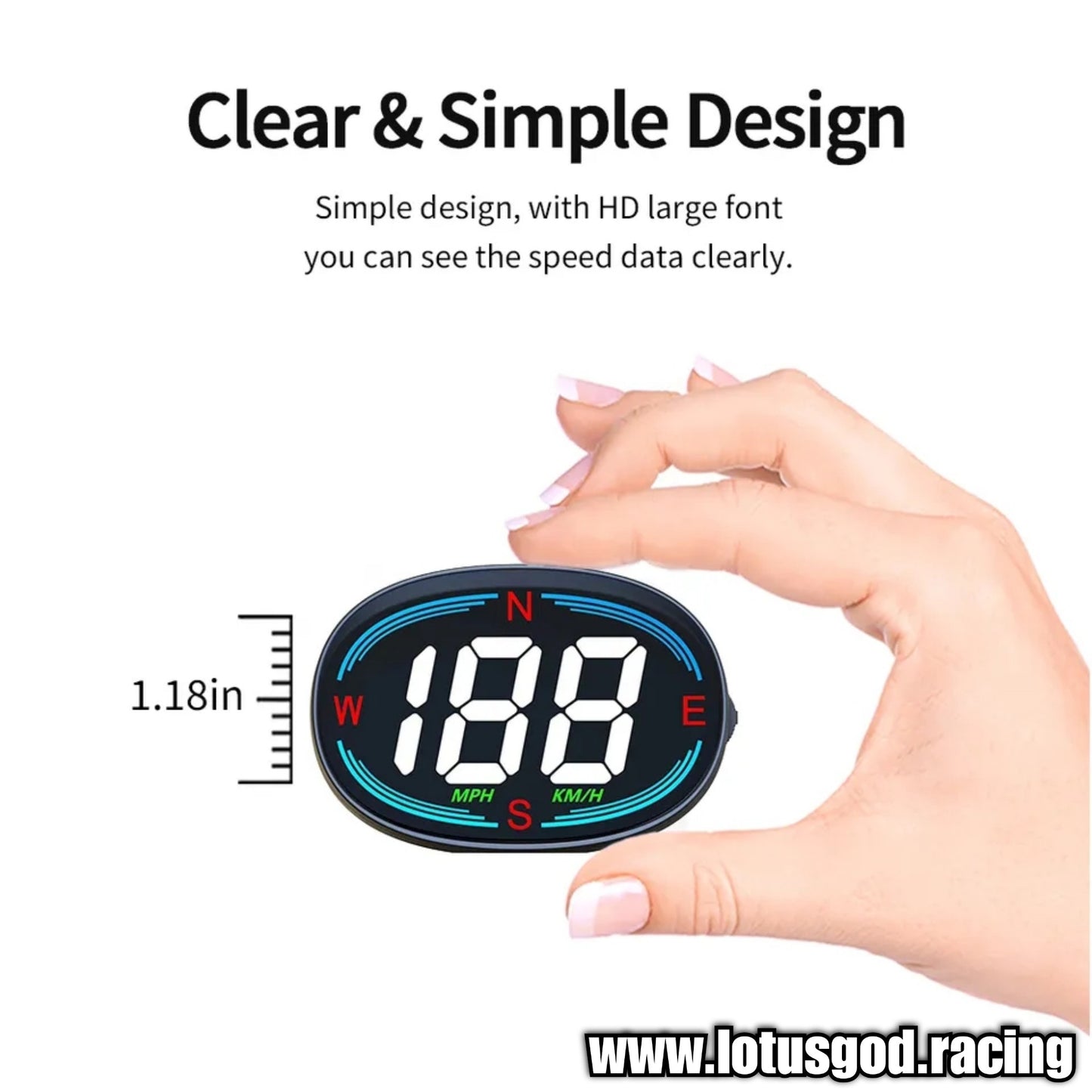 Universal Usb Gps HUD Head Up Display Car Digital Speedometer Compass Speed Meter Gauge For All Cars Pick up Trucks Lorry Bus