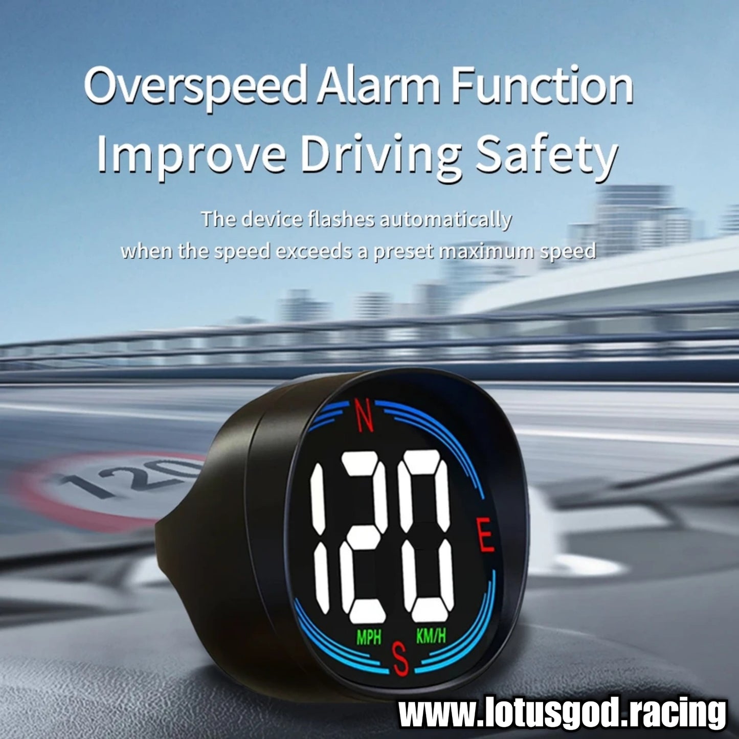 Universal Usb Gps HUD Head Up Display Car Digital Speedometer Compass Speed Meter Gauge For All Cars Pick up Trucks Lorry Bus