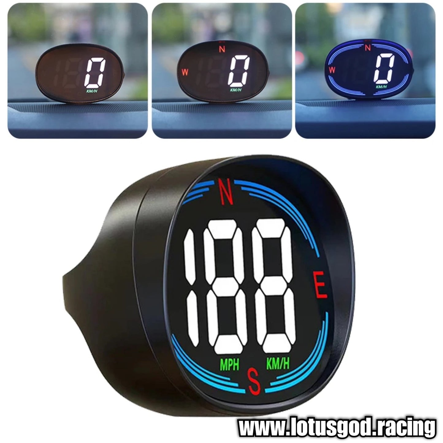 Universal Usb Gps HUD Head Up Display Car Digital Speedometer Compass Speed Meter Gauge For All Cars Pick up Trucks Lorry Bus