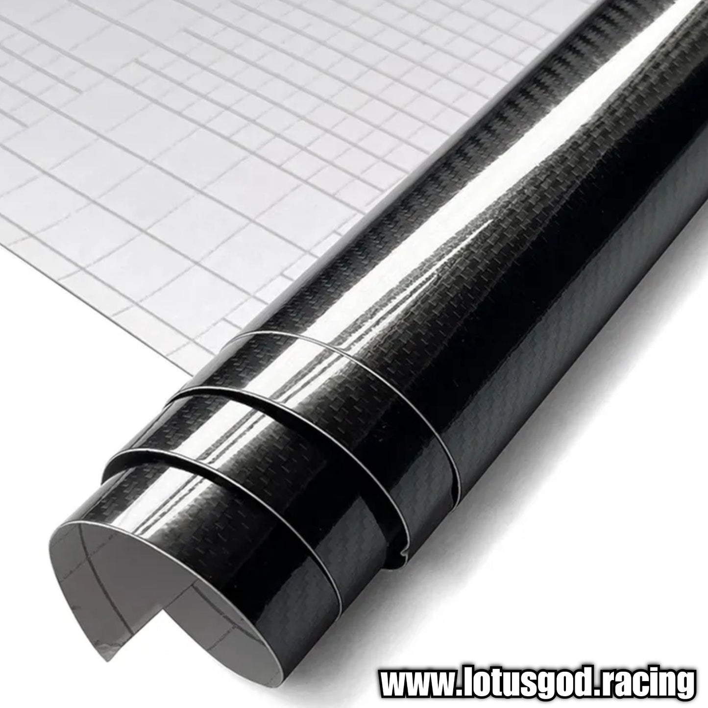 6D Carbon Fiber Vinyl Foil Film Car Wrap Roll Stickers Decal Wrapping Sheet Dash Console Mirror Computer Laptop Phone Bike Car Cover Width 50cm X 152cm | 300cm Length