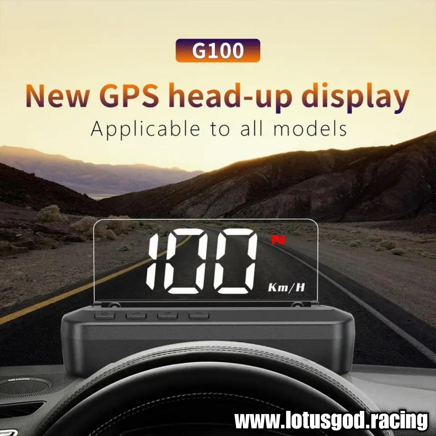 Universal USB Gps Head Up Speed Display Electronics Hud Projector Digital Car White Led Gauge Speedometer Accessories For All Cars